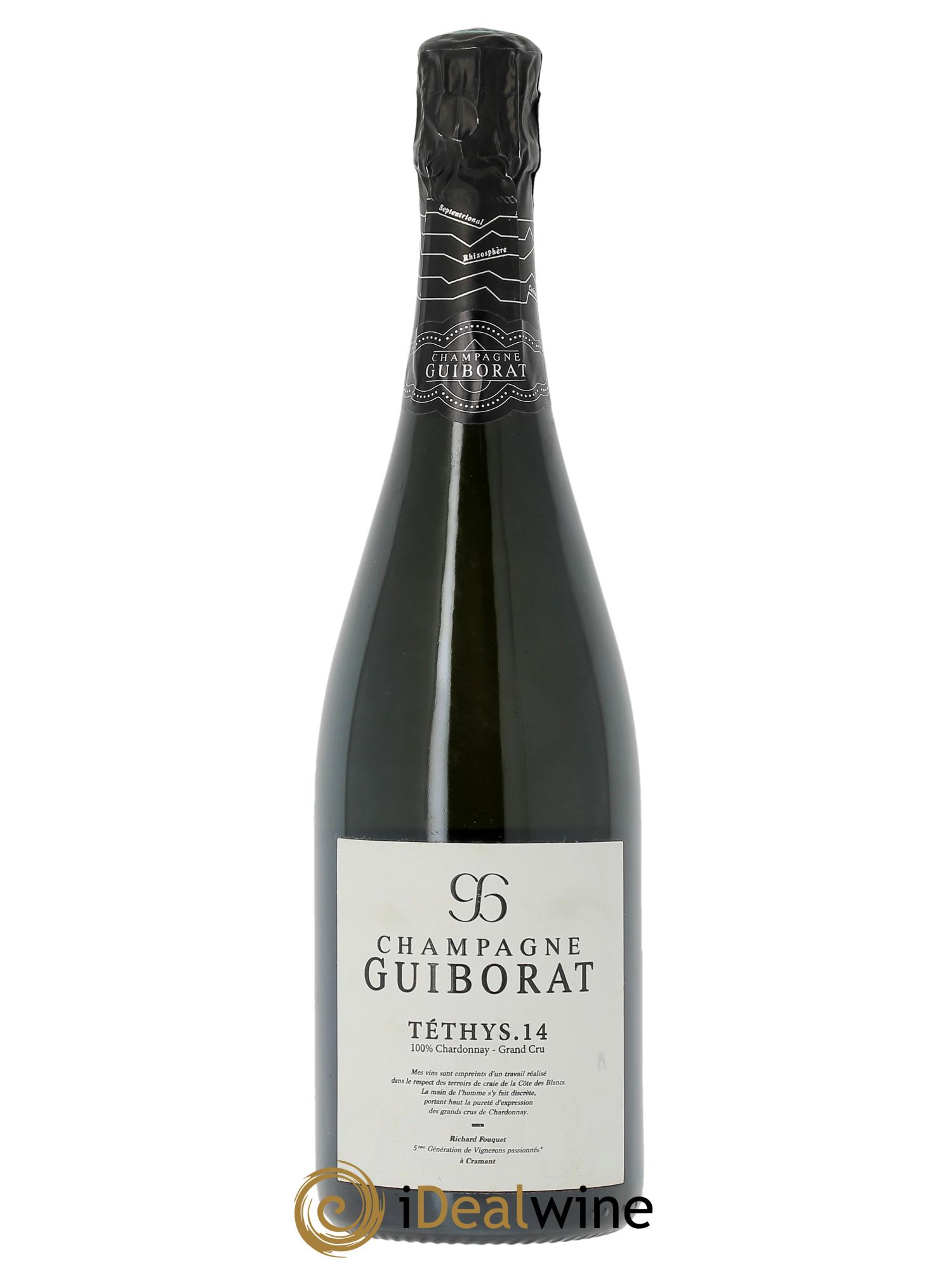 Champagne Blanc de Blancs Grand Cru Tethys 14 Guiborat - Lot de 1 bouteille - 0