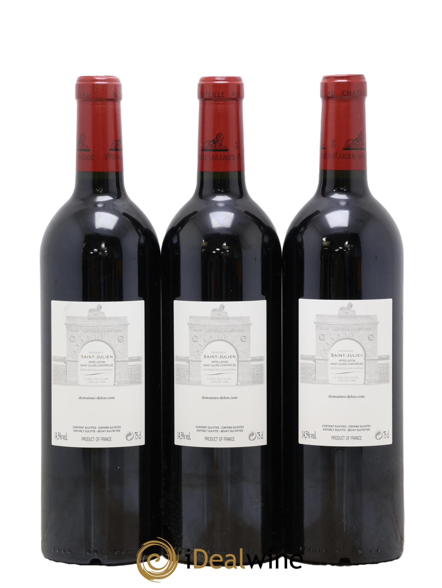 Château Léoville Las Cases 2ème Grand Cru Classé 2018 - Lot de 6 bouteilles - 4