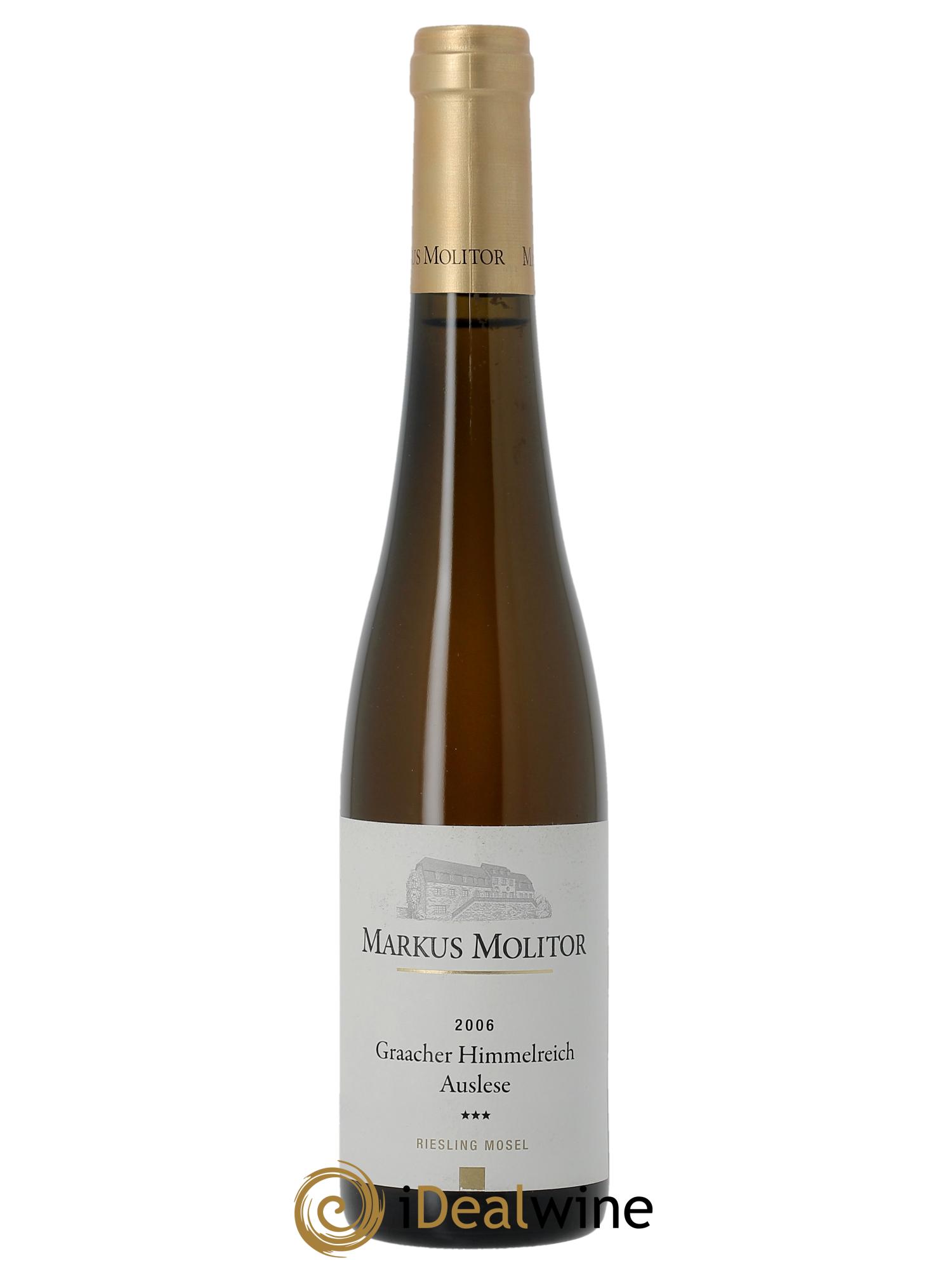 Riesling Markus Molitor Graacher Himmelreich Auslese*** Gold Capsule 2006 - Lot of 1 half-bottle - 0
