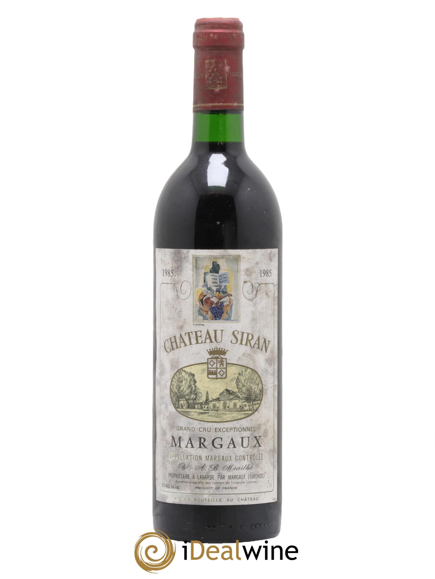 Château Siran 1985 - Lot de 1 bouteille - 0