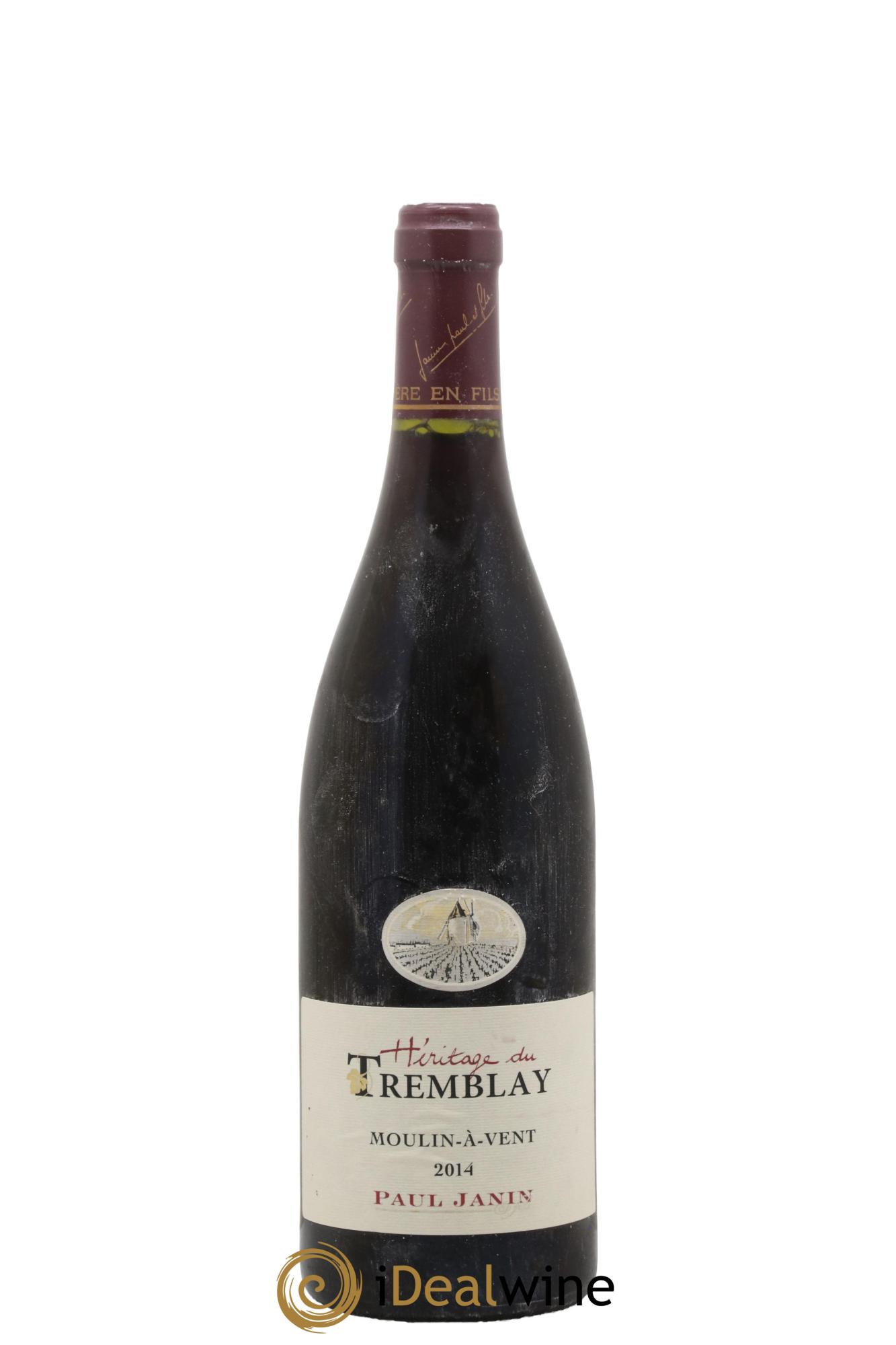 Moulin-à-Vent Heritage du Tremblay Paul Janin (Domaine) 2014 - Lot de 1 bouteille - 0