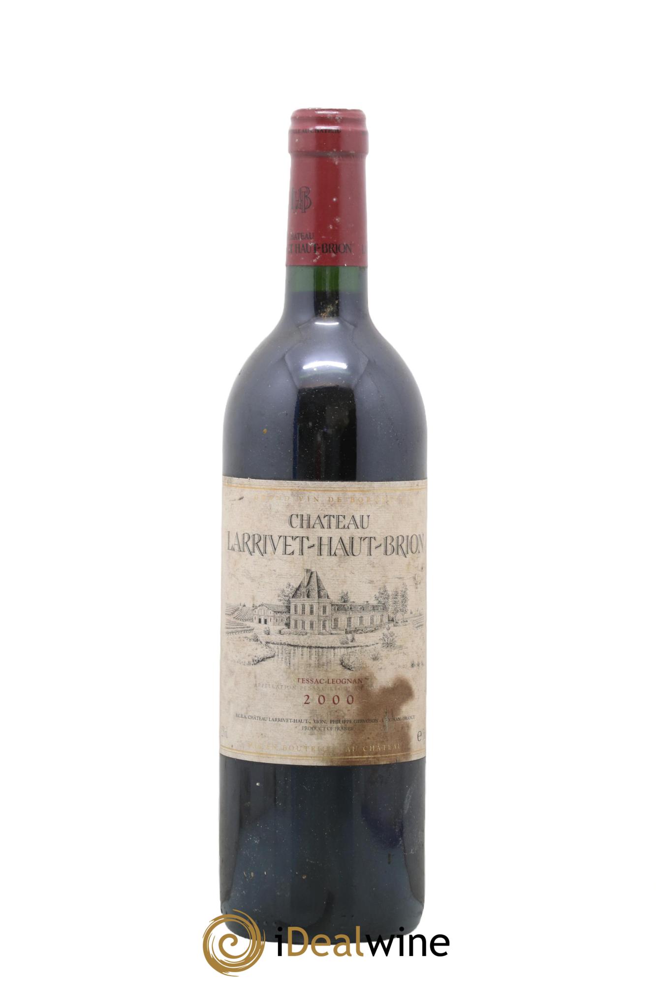 Château Larrivet Haut-Brion 2000 - Lot de 1 bouteille - 0