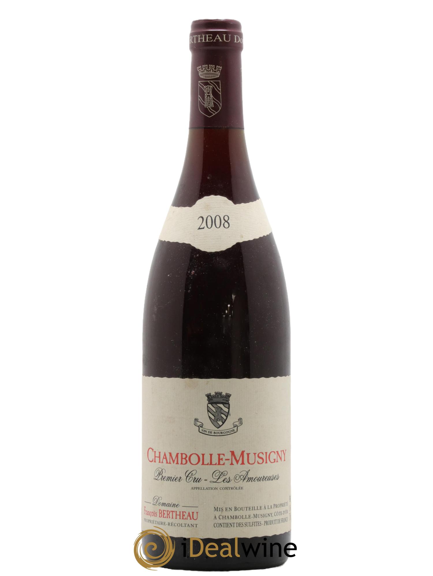 Chambolle-Musigny 1er Cru Les Amoureuses François Bertheau 2008 - Lot de 1 bouteille - 0