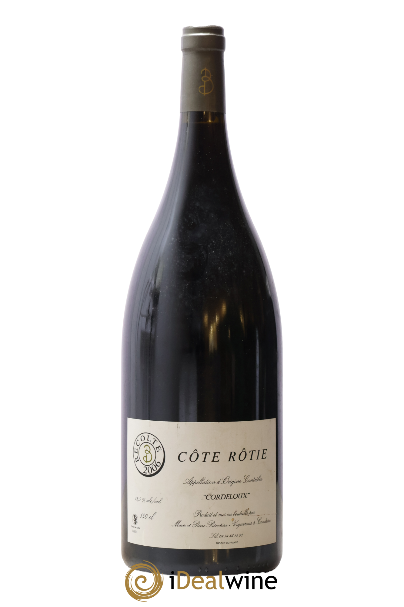 Côte-Rôtie Cordeloux Marie et Pierre Bénetière (Domaine) 2006 - Posten von 1 Magnum - 0