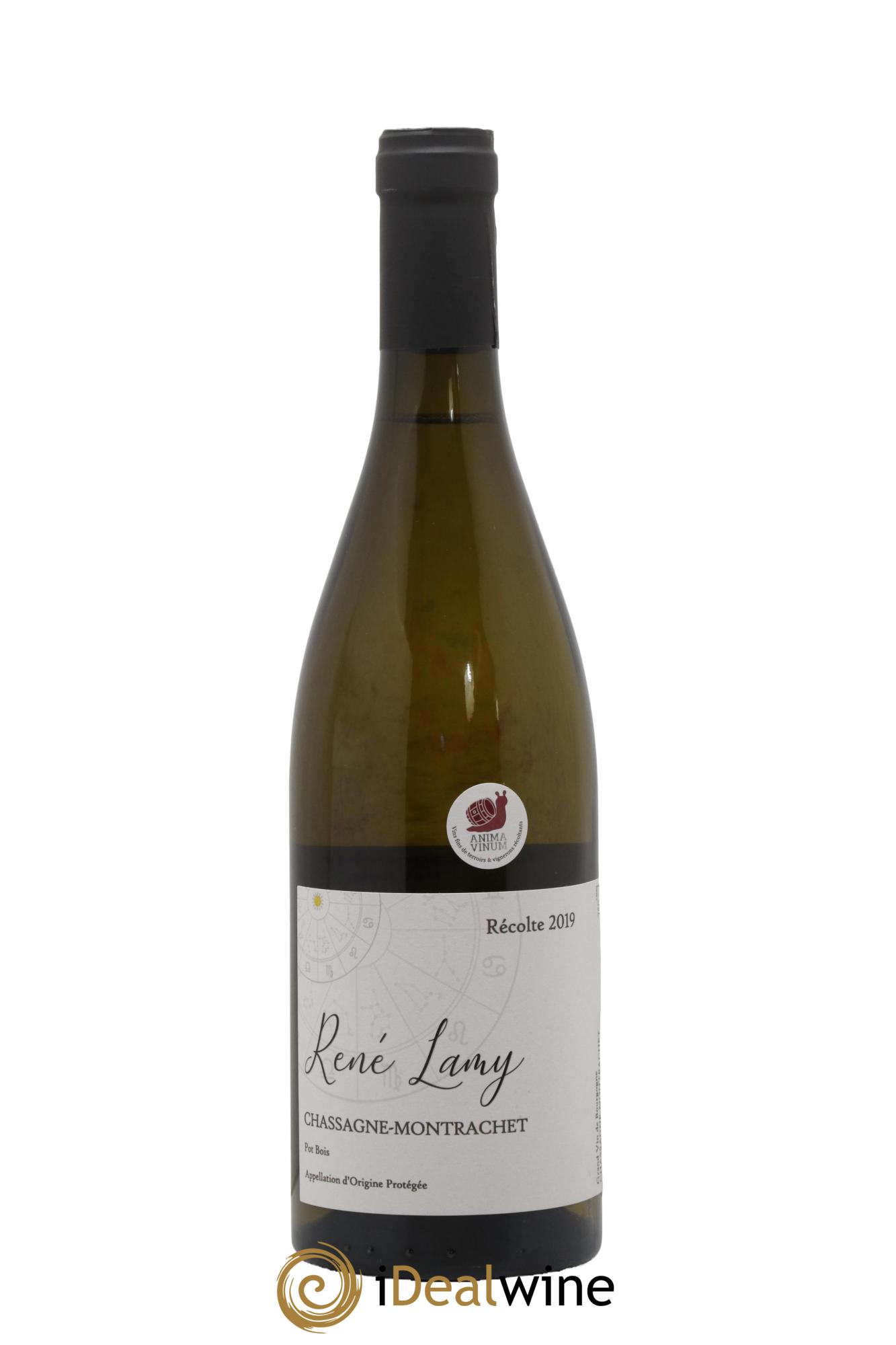 Chassagne-Montrachet Pot Bois René Lamy 2019 - Lotto di 1 bottiglia - 0