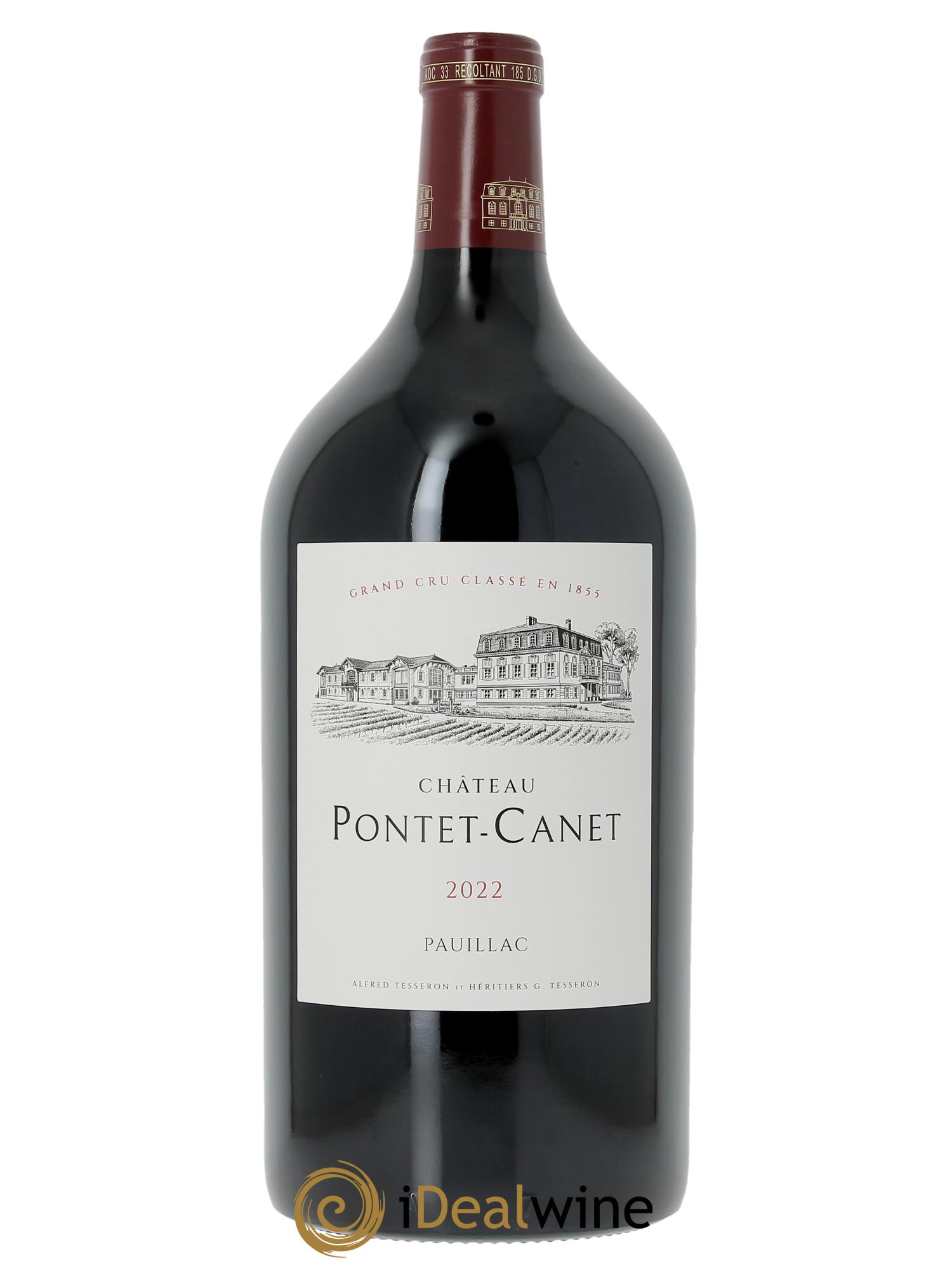 Château Pontet Canet 5ème Grand Cru Classé  2022 - Lot of 1 double magnum - 1