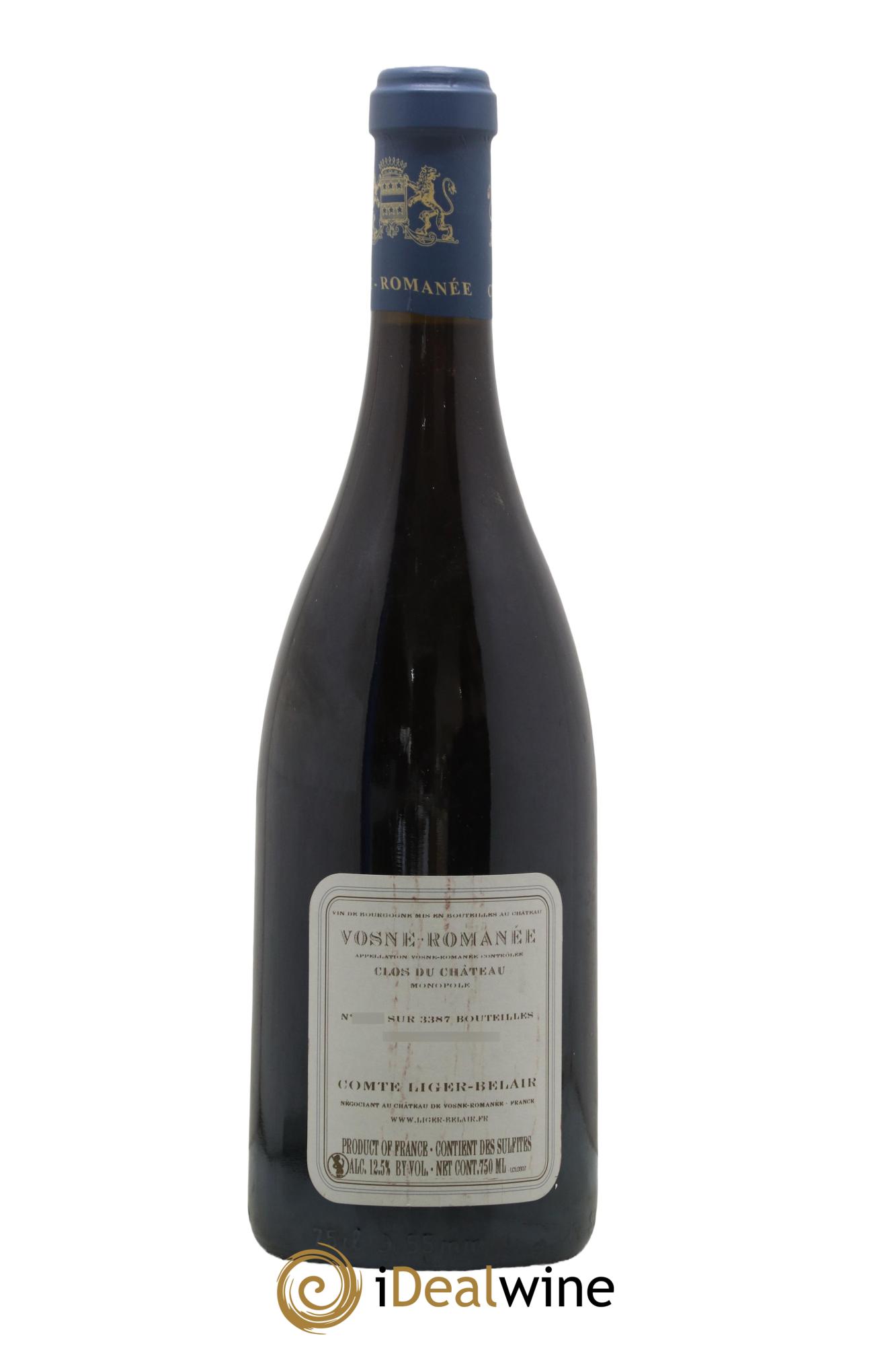 Vosne-Romanée Clos du Château Comte Liger-Belair (Domaine du) 2007 - Lot de 1 bouteille - 1