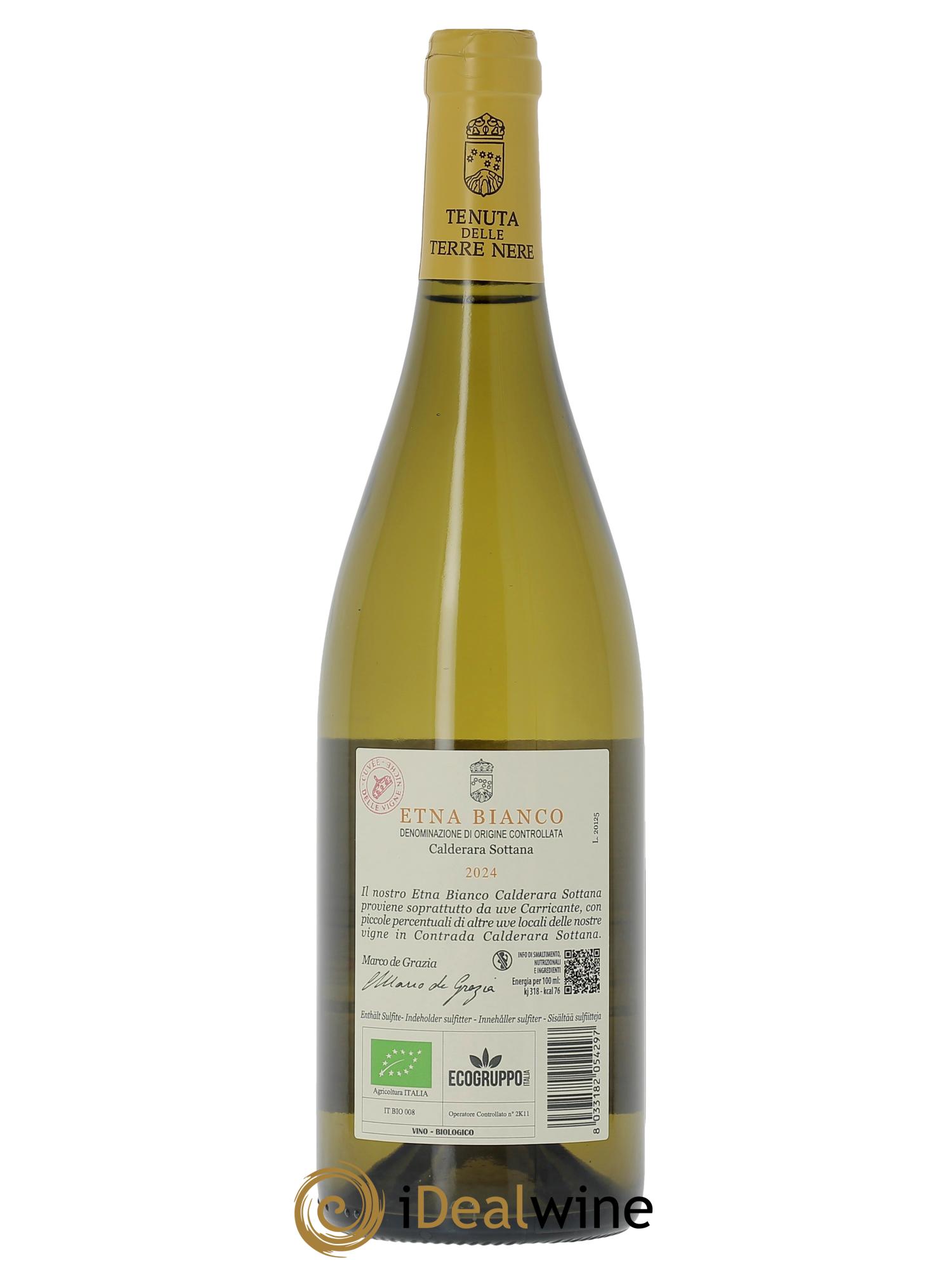 Etna Bianco DOC Tenuta delle Terre Nere Calderara Sottana 2024 - Lot de 1 bouteille - 1