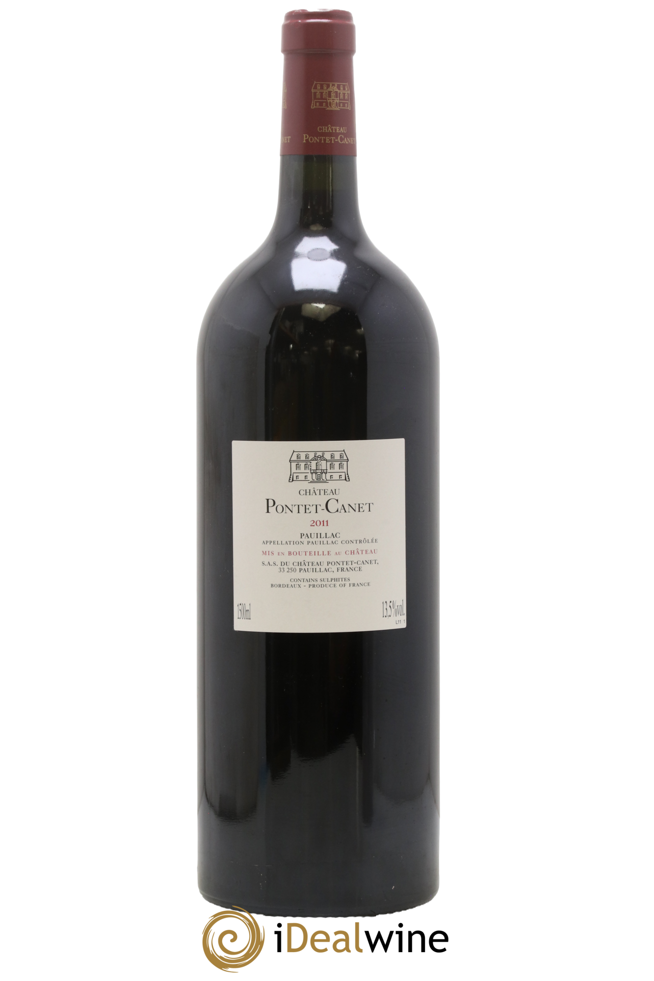 Château Pontet Canet 5ème Grand Cru Classé 2011 - Lot de 1 magnum - 1