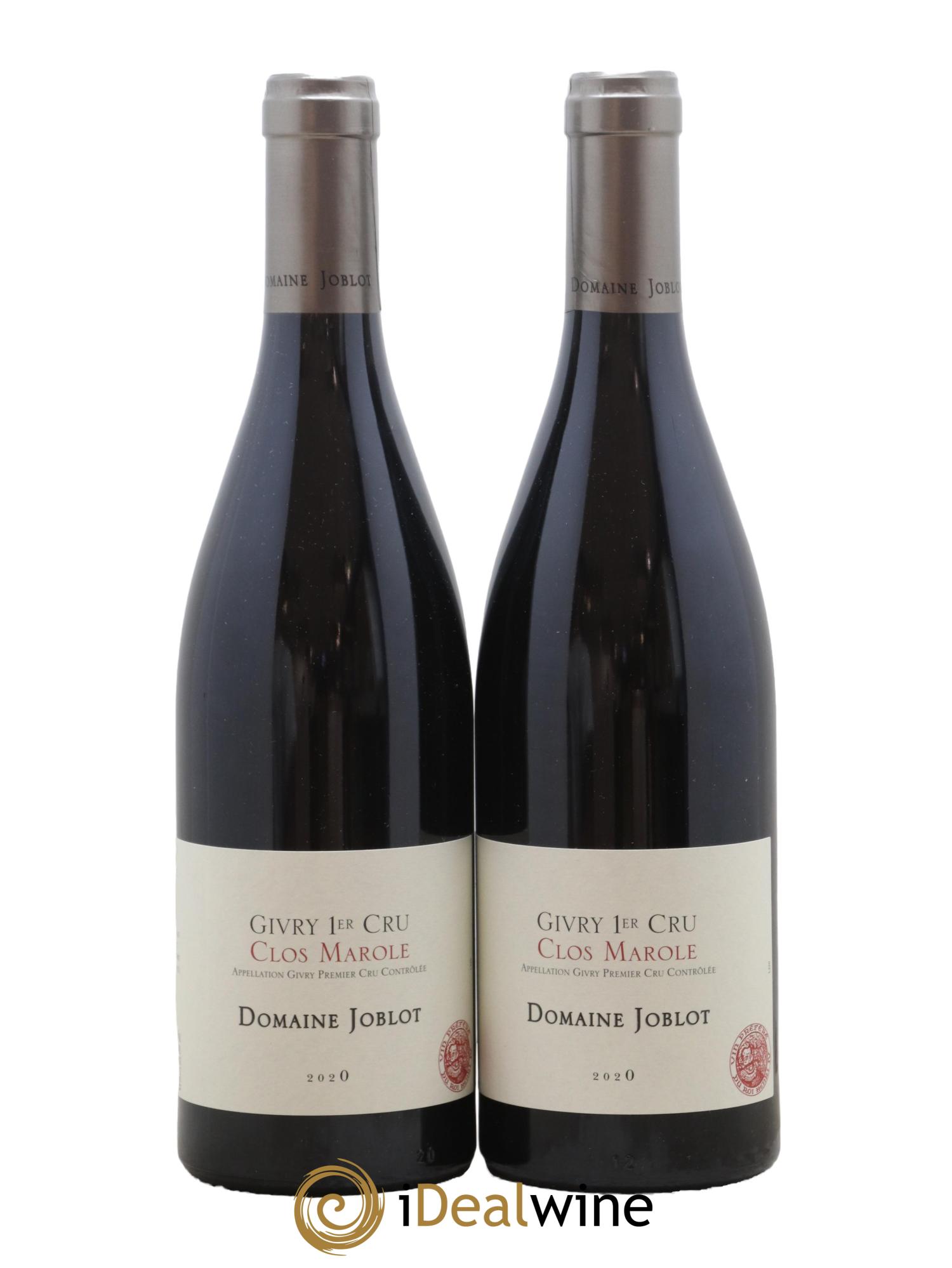 Givry 1er Cru Clos Marole Joblot (Domaine) 2020 - Lot de 2 bouteilles - 0