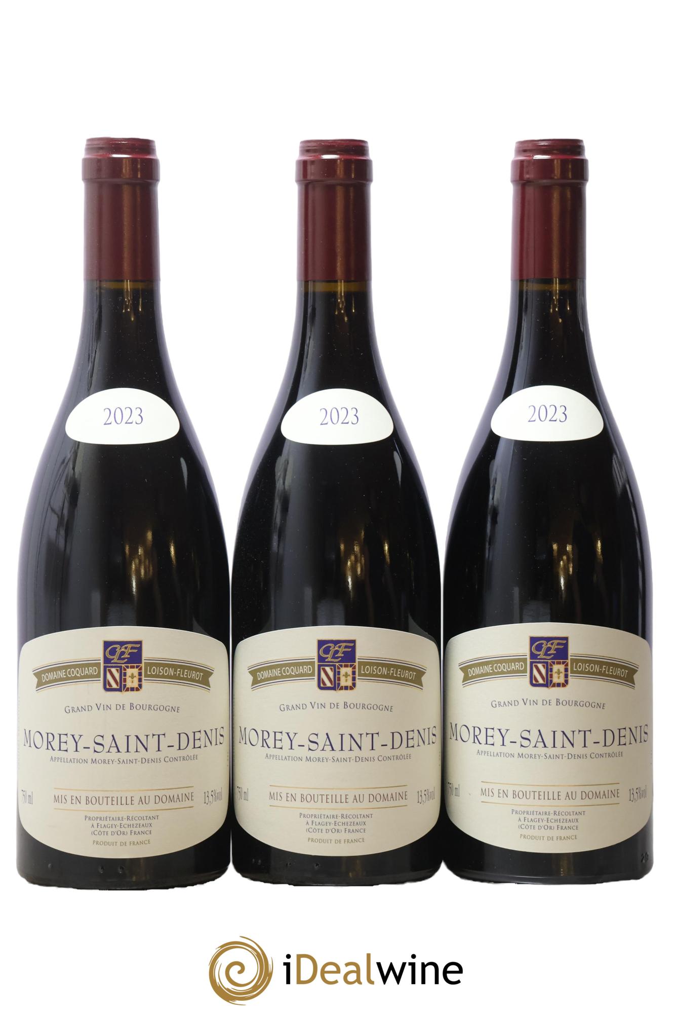 Morey-Saint-Denis Coquard Loison-Fleurot 2023 - Lot de 3 bouteilles - 0
