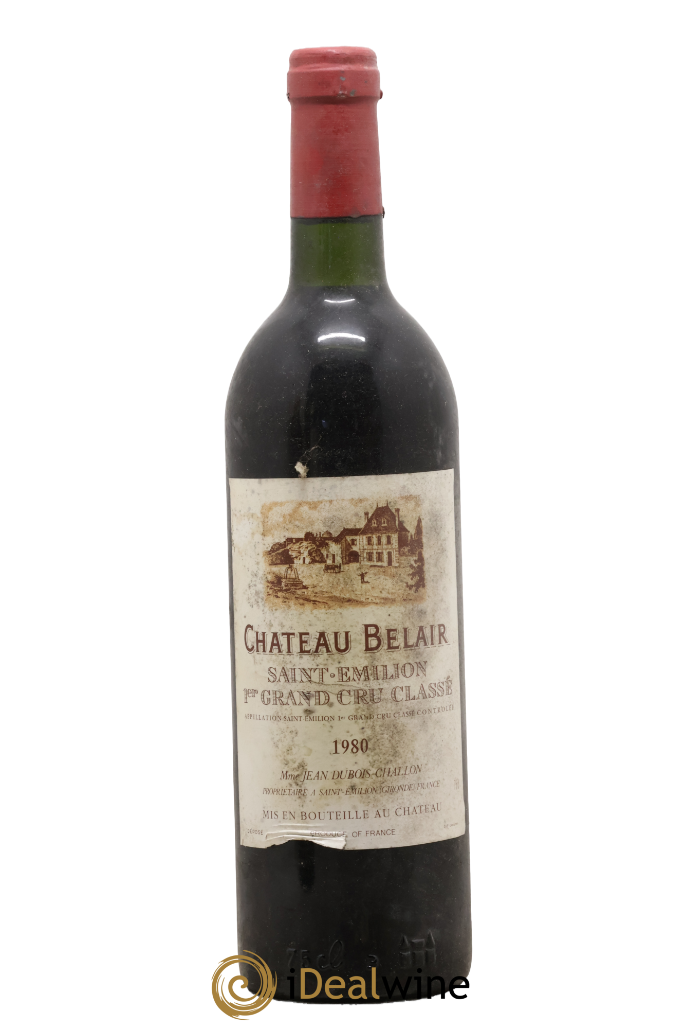 Château Belair (Belair-Monange) 1er Grand Cru Classé B 1980 - Lot of 1 bottle - 0