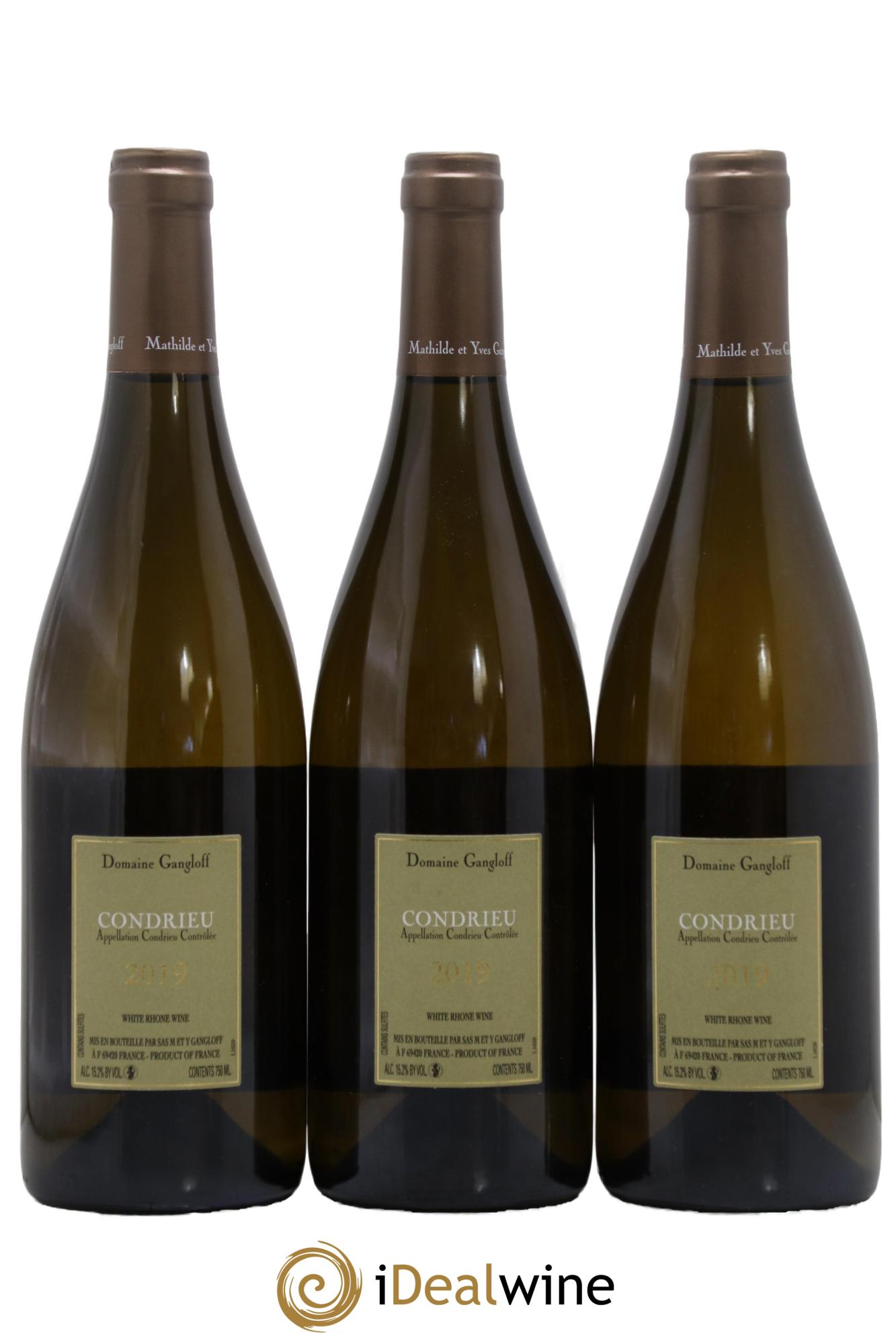 Condrieu Domaine Gangloff (Domaine) 2019 - Lotto di 3 bottiglie - 1