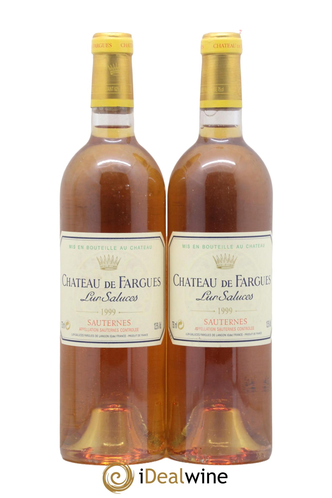Château de Fargues 1999 - Lotto di 2 bottiglie - 0