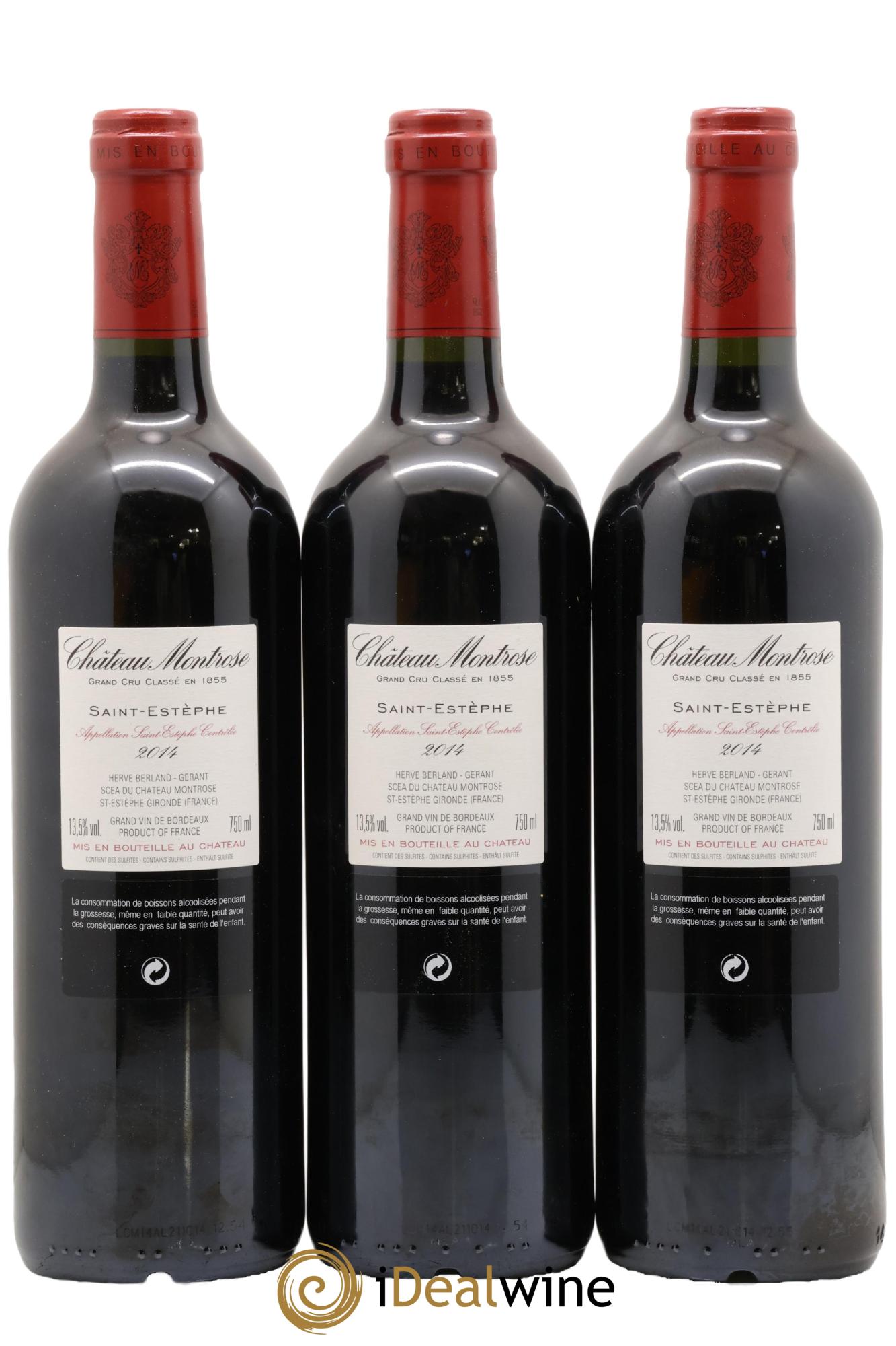 Château Montrose 2ème Grand Cru Classé 2014 - Lot de 6 bouteilles - 4