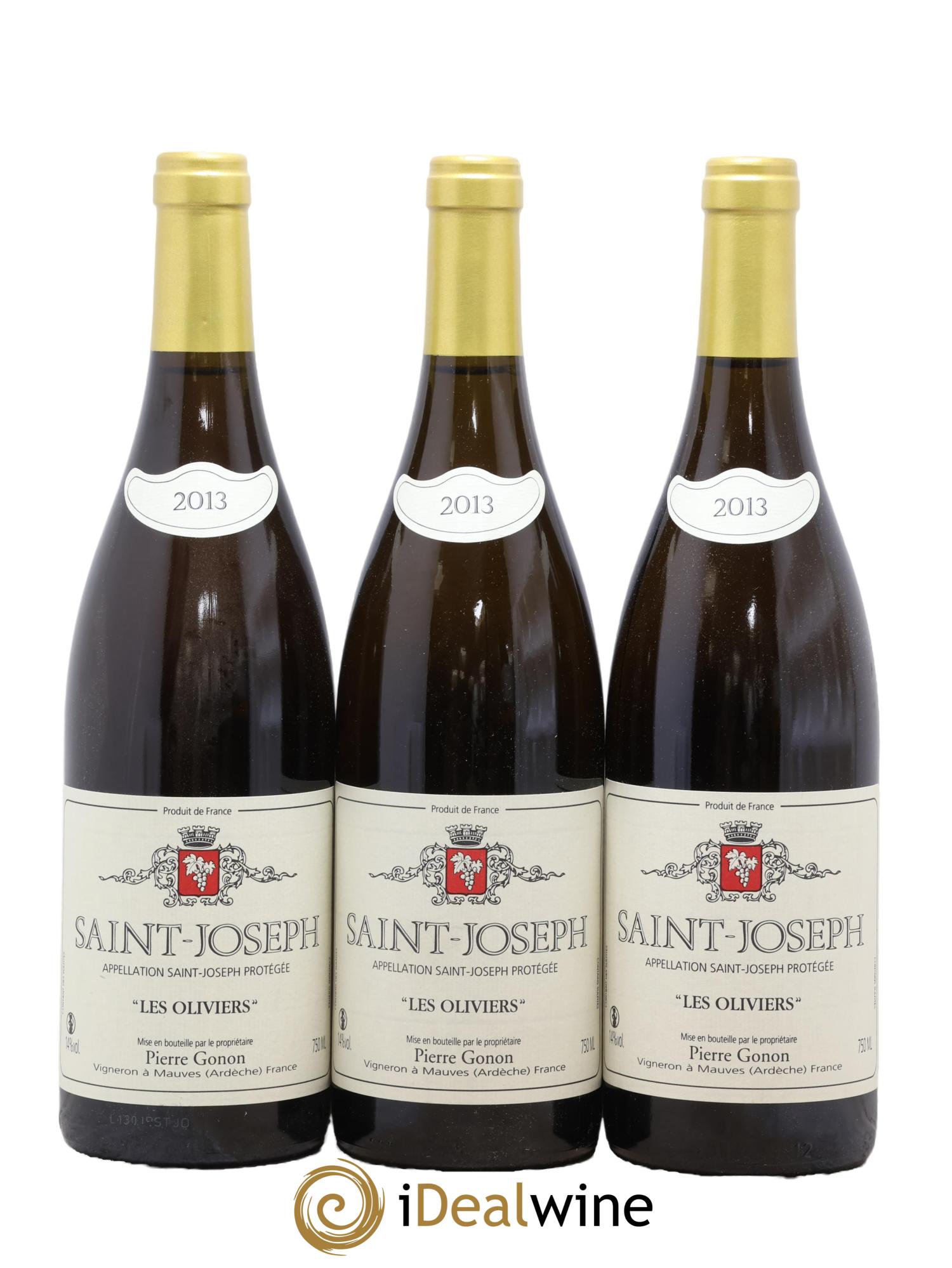 Saint-Joseph Les Oliviers Gonon (Domaine) 2013 - Lot de 3 bouteilles - 0