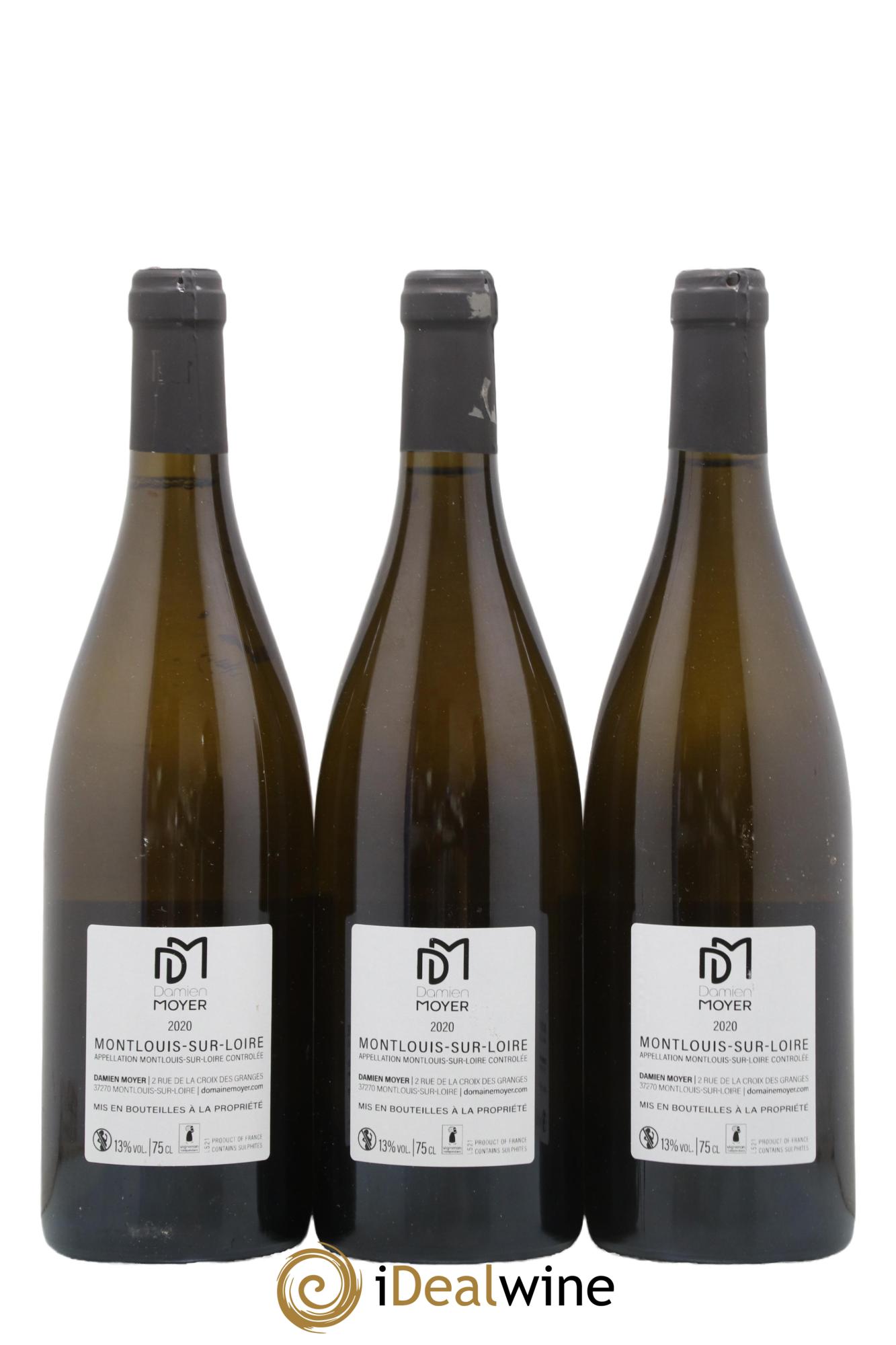 Montlouis-sur-Loire Clos De La Garenne Domaine Moyer 2020 - Lotto di 3 bottiglie - 1