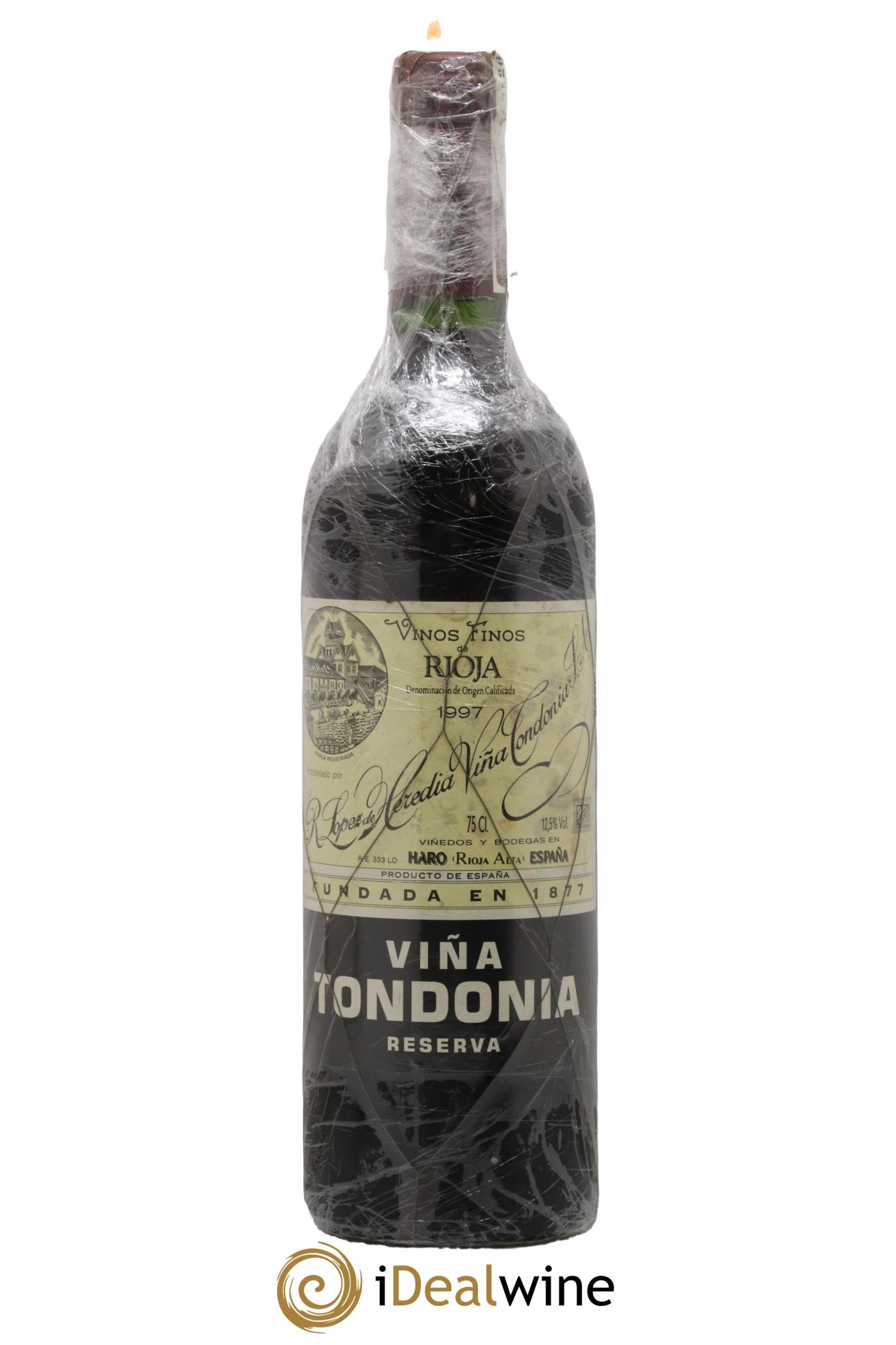 Rioja DOCA Reserva Vina Tondonia R. Lopez de Heredia 1997 - Lot of 1 bottle - 0
