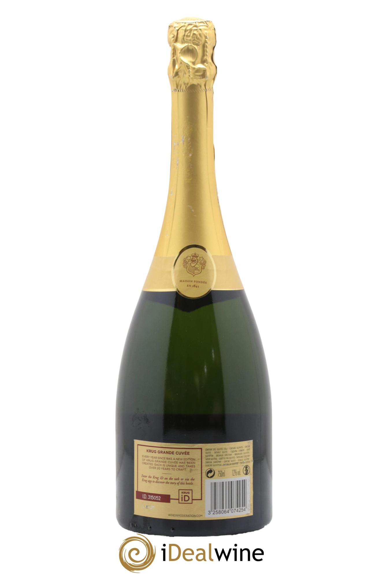 Grande Cuvée - 163ème édition Krug - Lot of 1 bottle - 1
