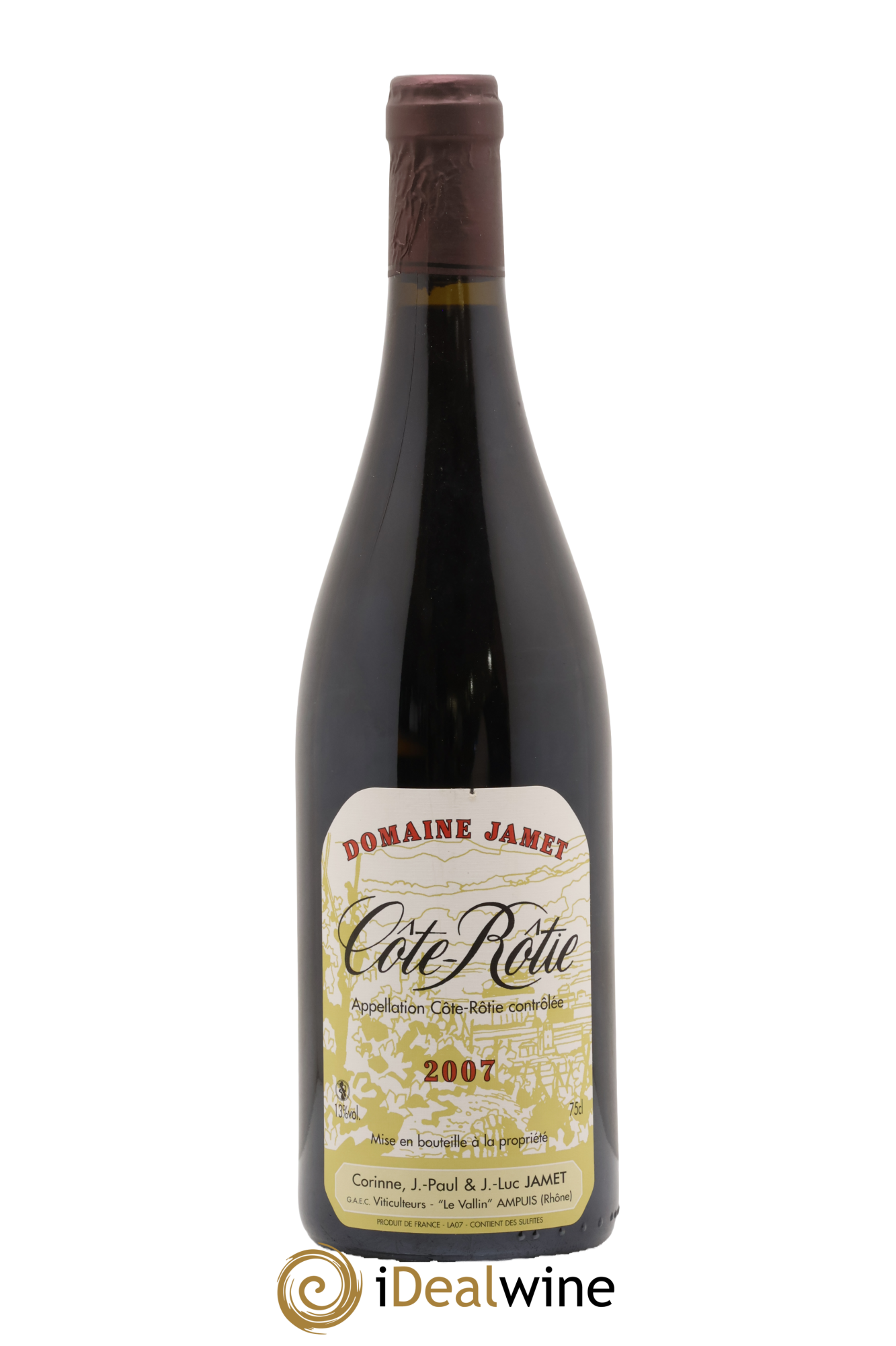 Côte-Rôtie Jamet (Domaine) 2007 - Lot de 1 bouteille - 0