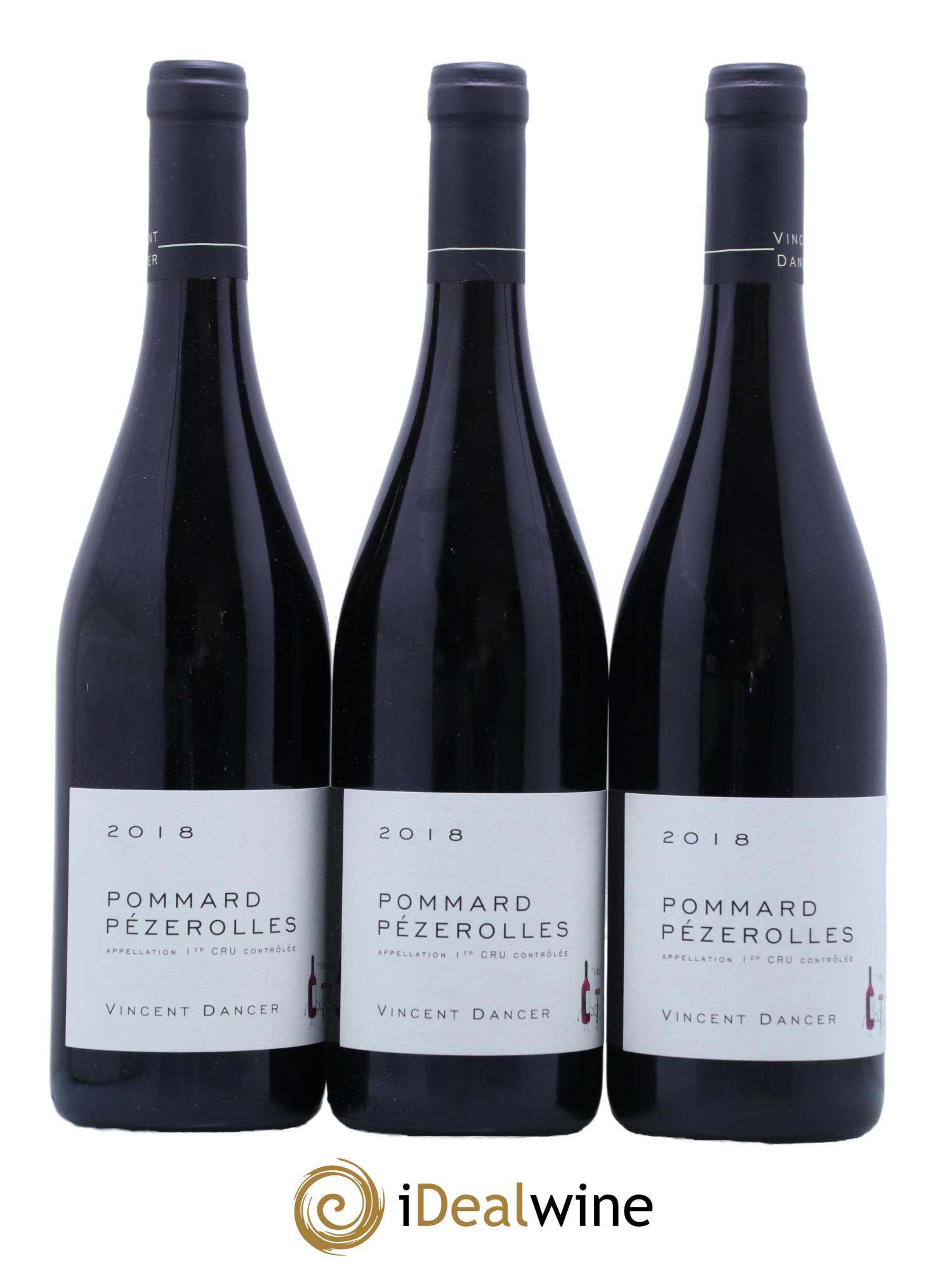 Pommard 1er Cru Les Pézerolles Vincent Dancer 2018 - Lot de 3 bouteilles - 0