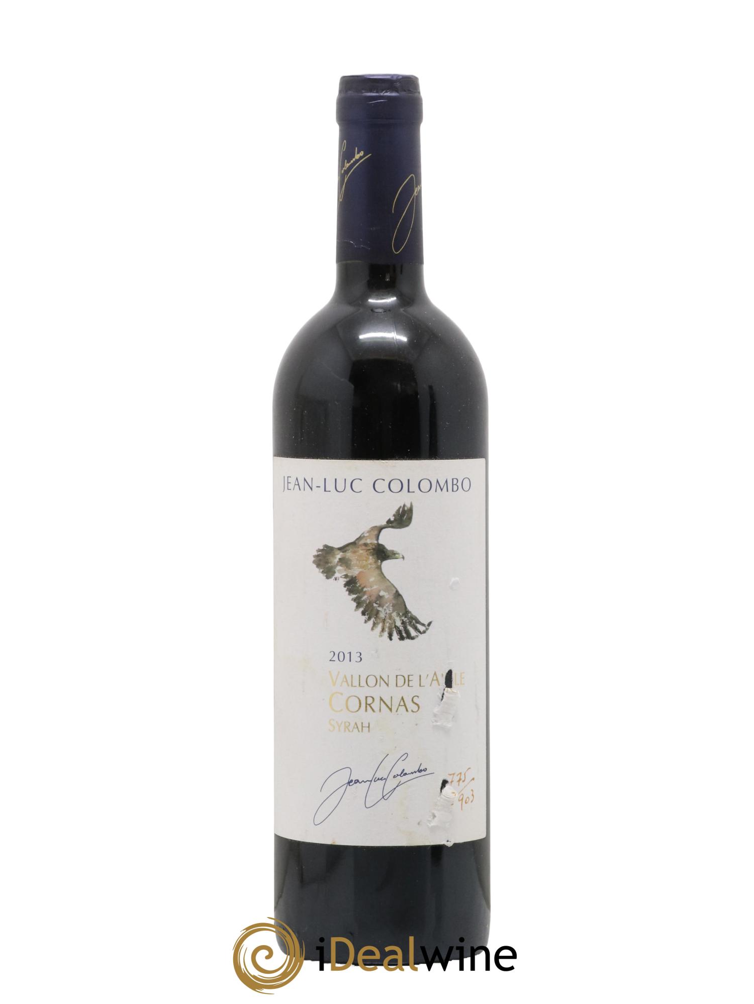 Cornas Vallon de l'Aigle Jean-Luc Colombo 2013 - Lot de 1 bouteille - 0