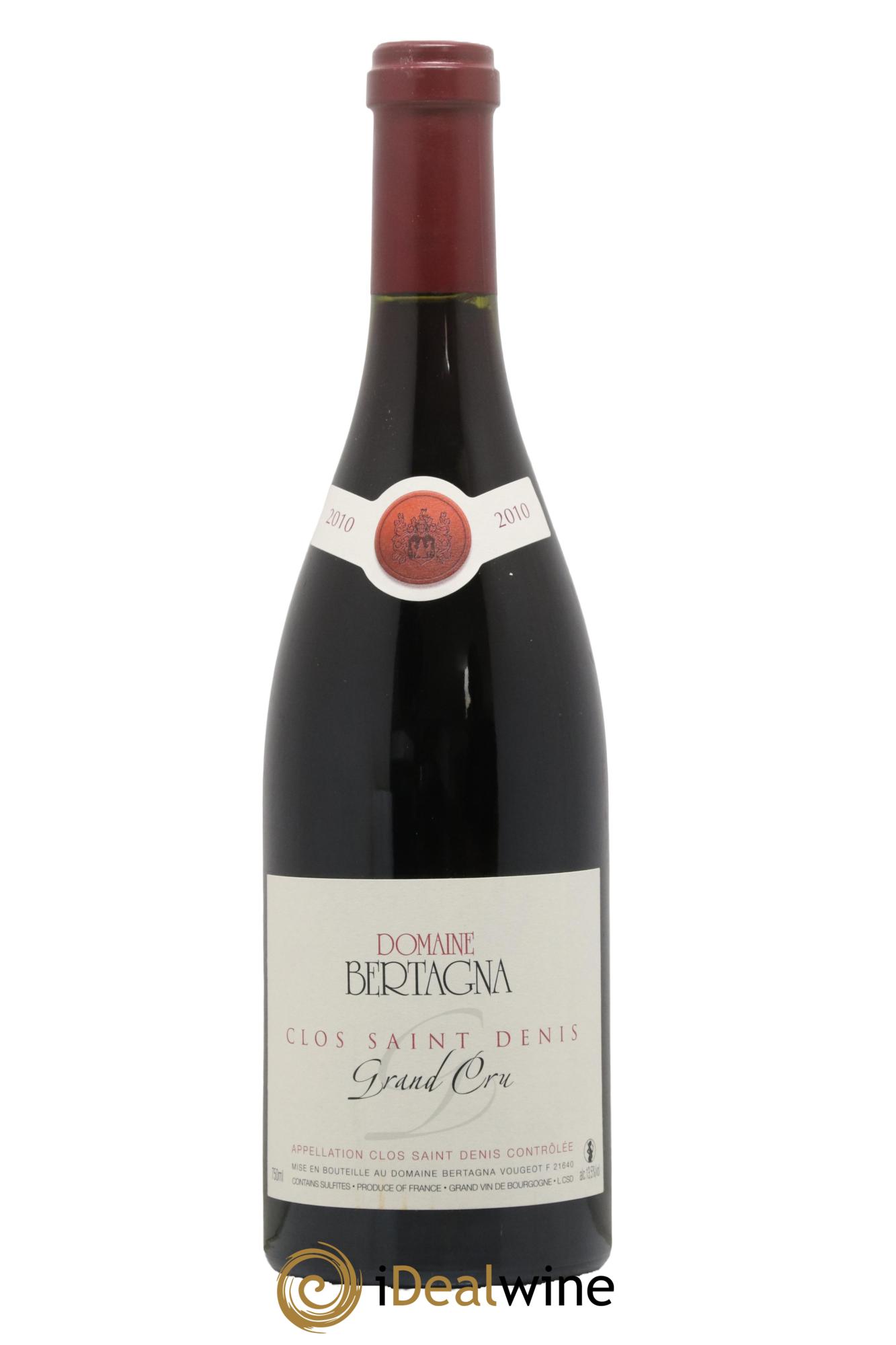Clos Saint-Denis Grand Cru Bertagna 2010 - Lot de 1 bouteille - 0