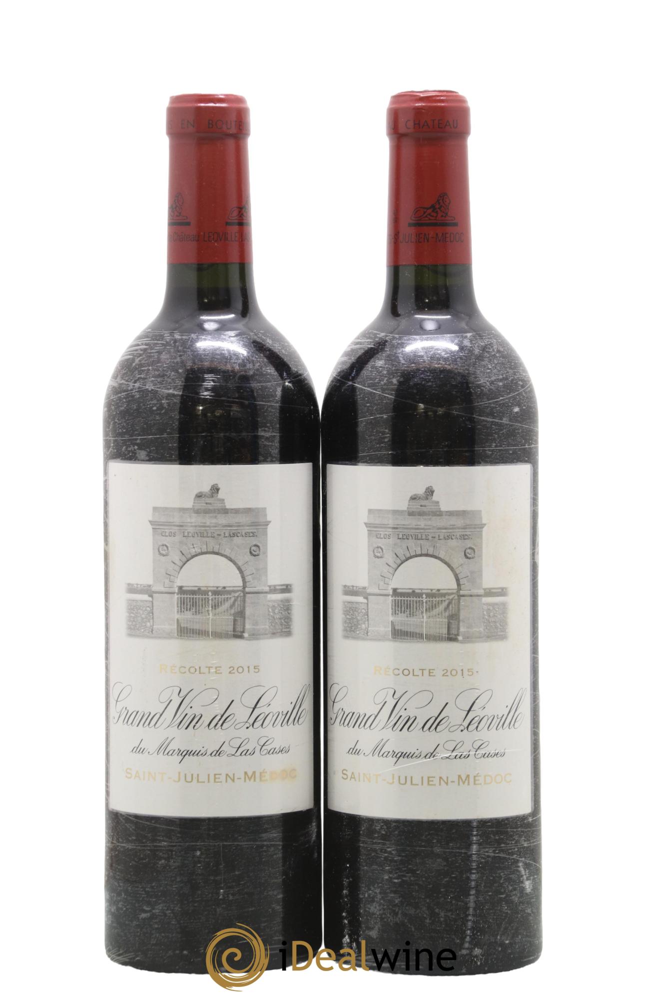 Château Léoville Las Cases 2ème Grand Cru Classé 2015 - Lot de 2 bouteilles - 0
