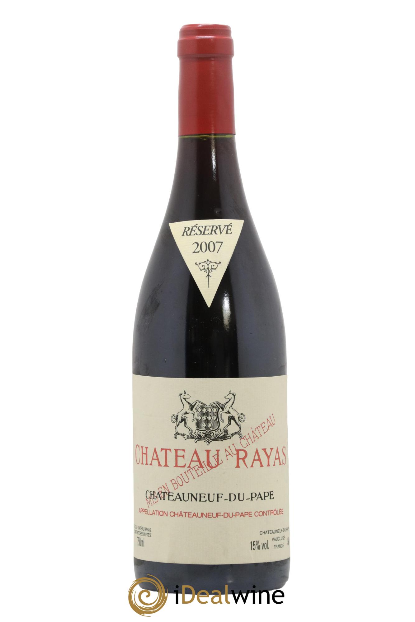Châteauneuf-du-Pape Château Rayas Emmanuel Reynaud 2007 - Lot de 1 bouteille - 0