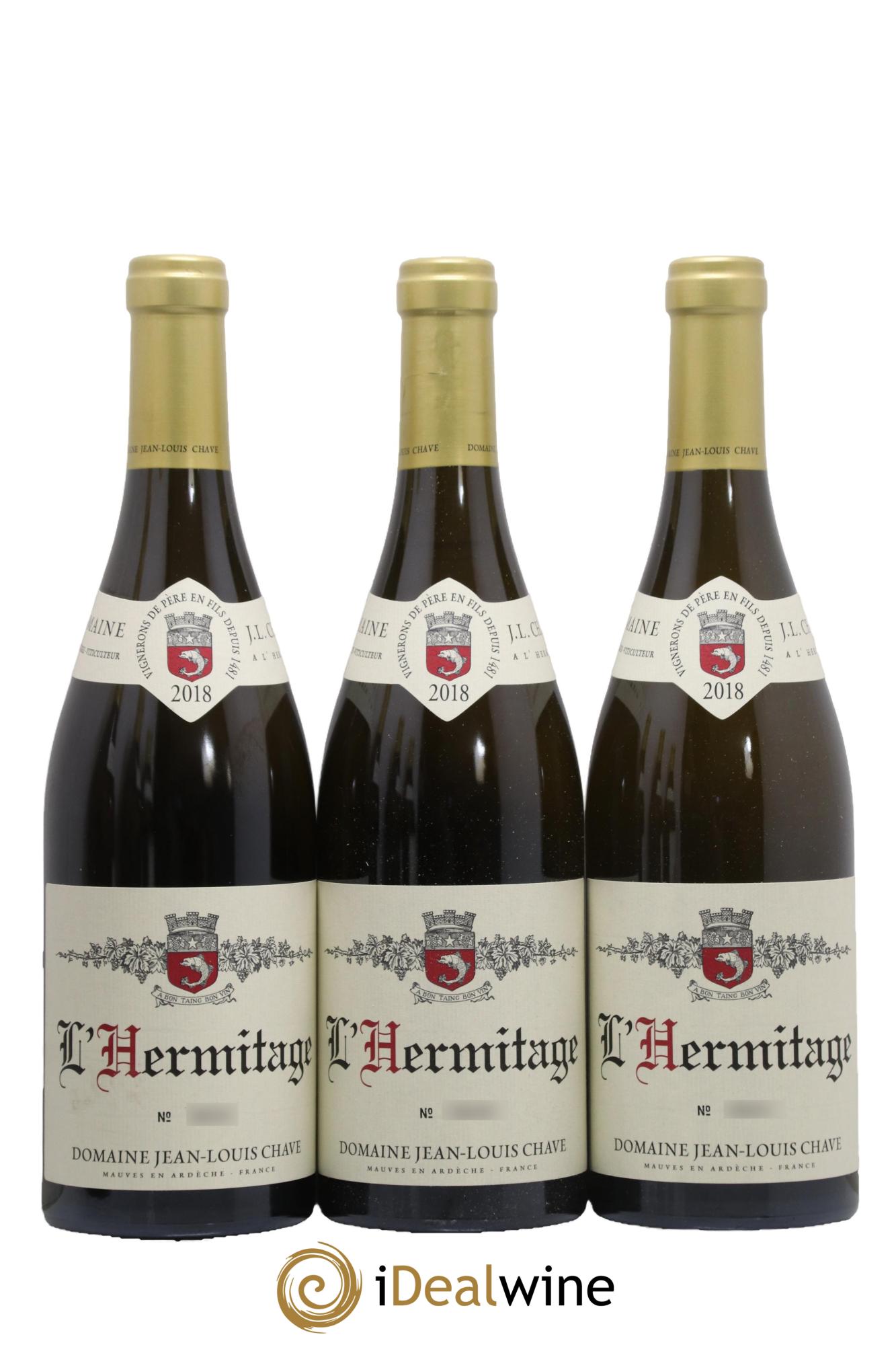 Hermitage Jean-Louis Chave 2018 - Lot de 6 bouteilles - 1