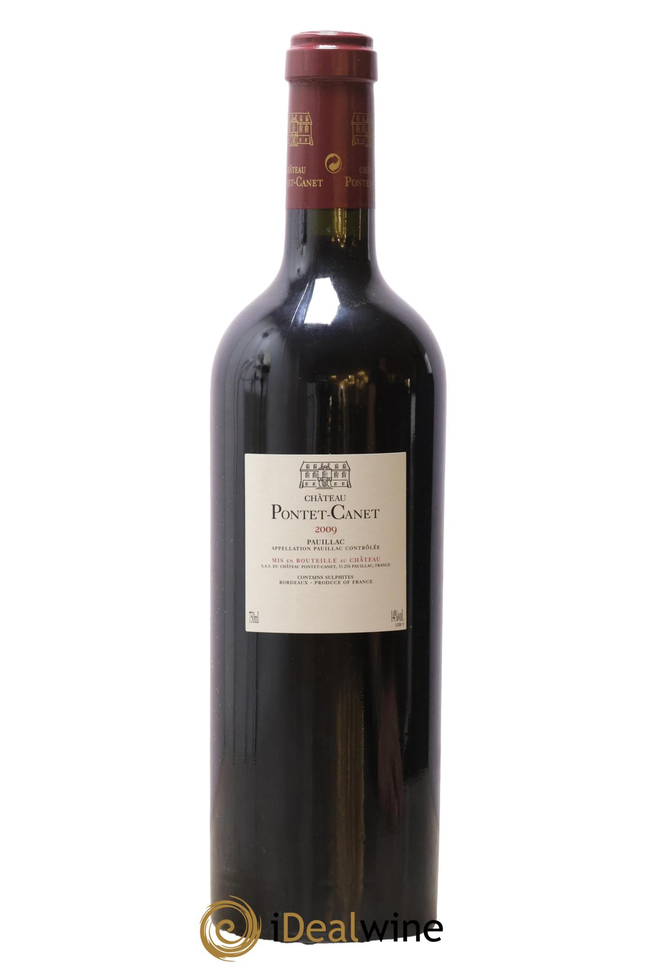 Château Pontet Canet 5ème Grand Cru Classé 2009 - Lot of 1 bottle - 1