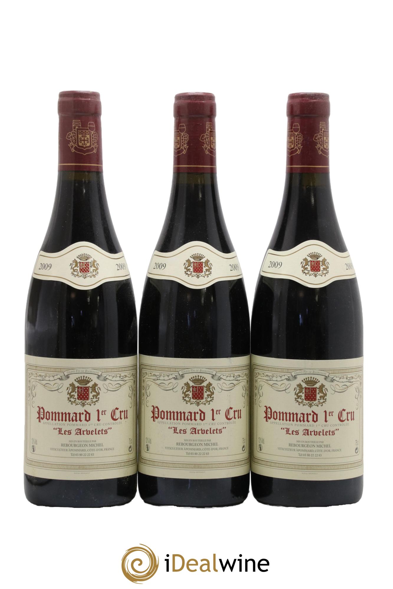 Pommard 1er Cru Les Arvelets Michel Rebourgeon 2009 - Posten von 3 Flaschen - 0
