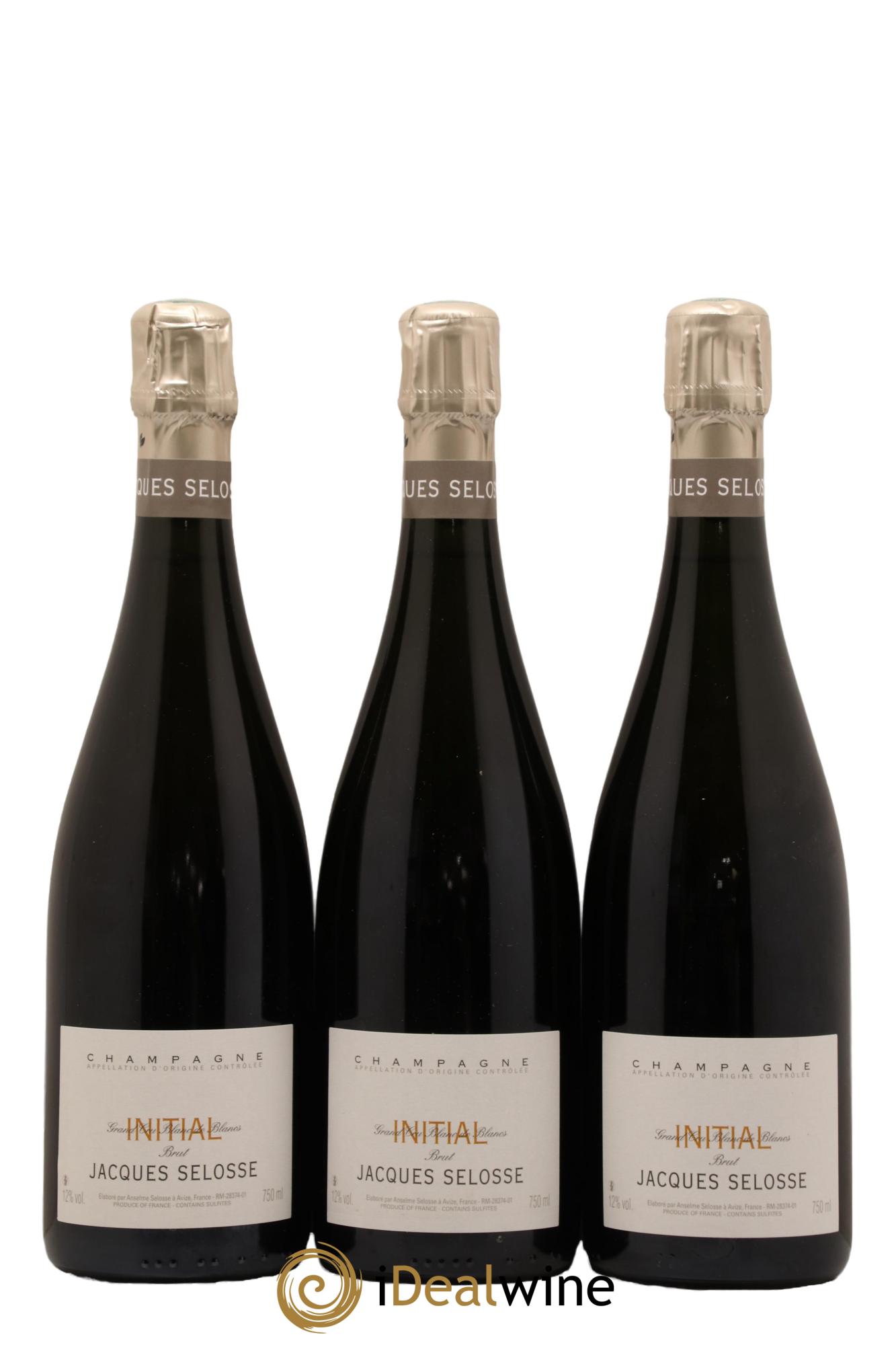 Initial Brut Jacques Selosse - Lot de 3 bouteilles - 0