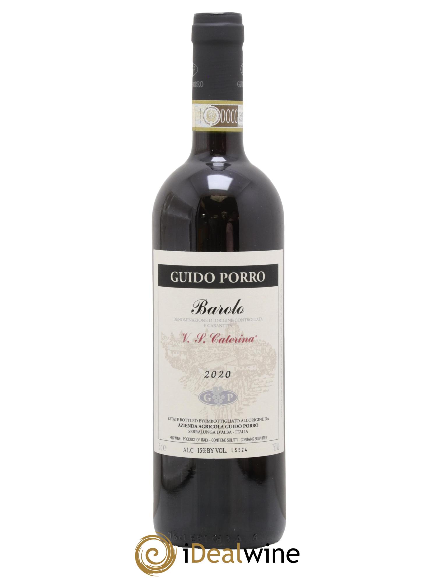 Barolo DOCG Vigna Santa Caterina Guido Porro 2020 - Lot of 1 bottle - 0