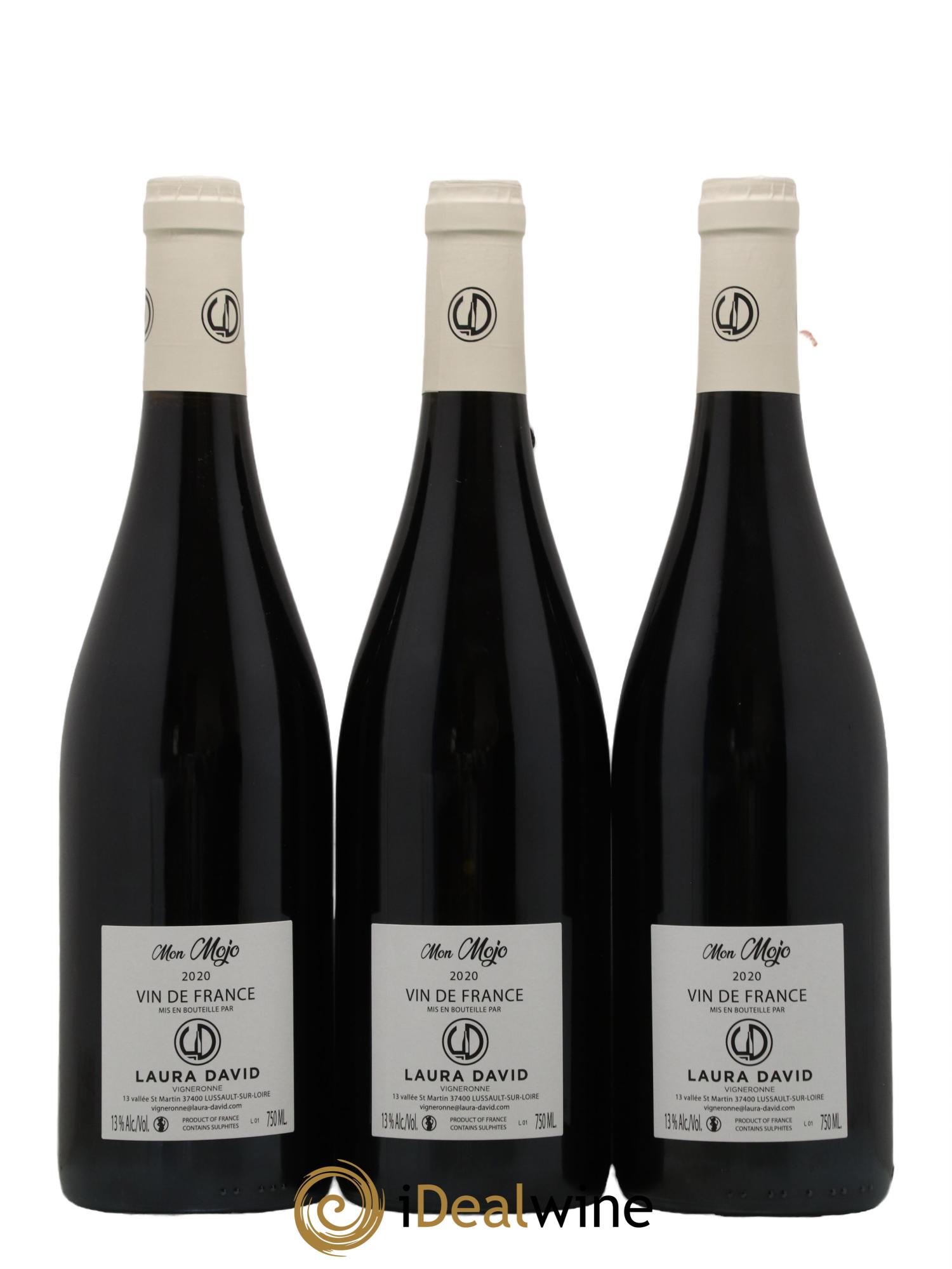 Vin de France Mon Mojo Laura David 2020 - Lot de 3 bouteilles - 1
