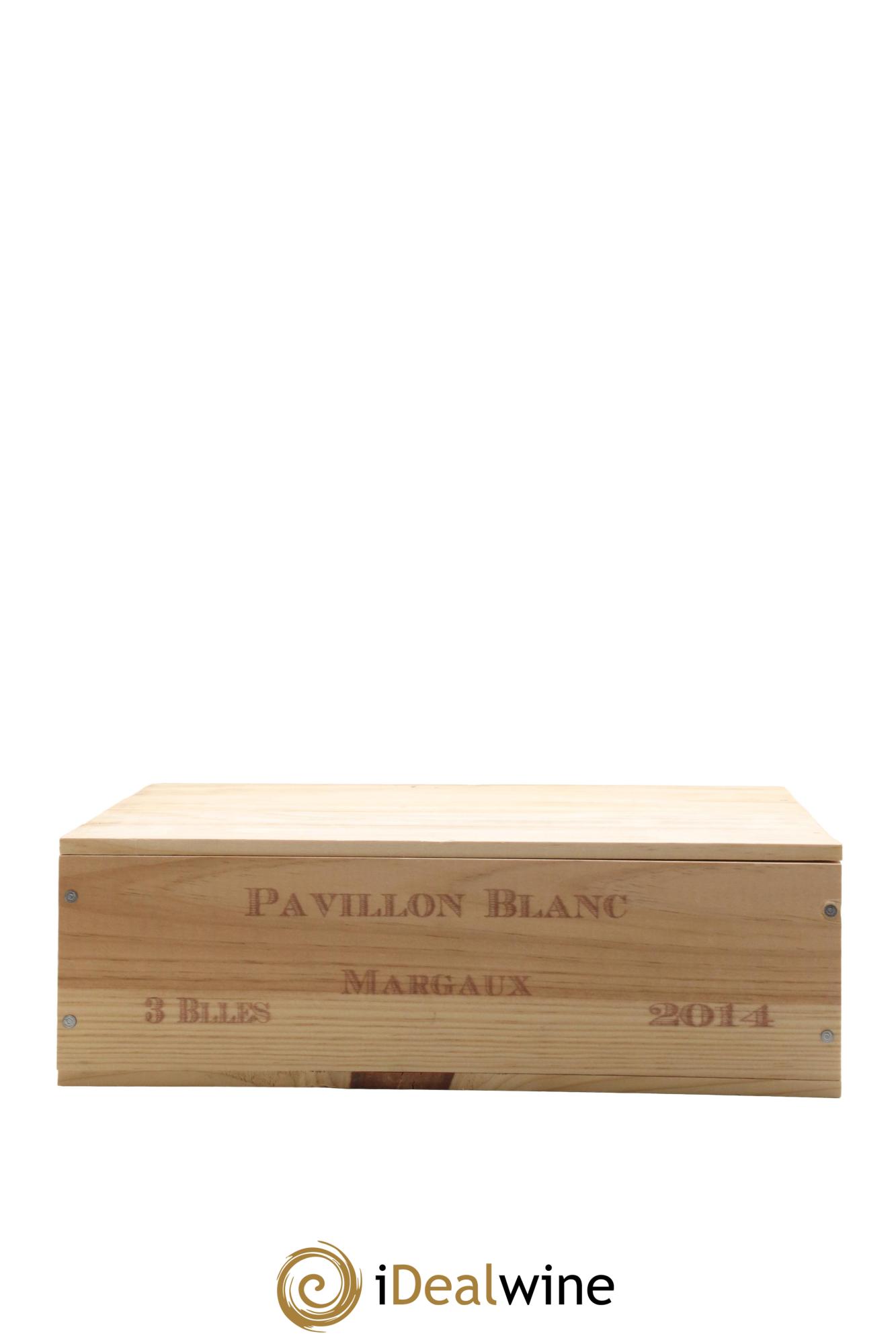 Pavillon Blanc du Château Margaux 2014 - Lot of 3 bottles - 2
