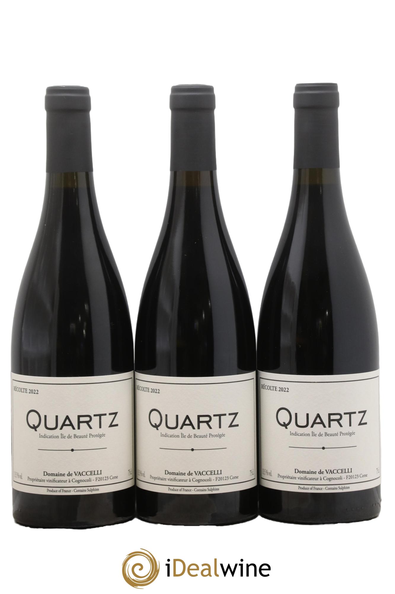 IGP Ile de Beauté Quartz Vaccelli Quartz Vaccelli 2022 - Posten von 3 Flaschen - 0