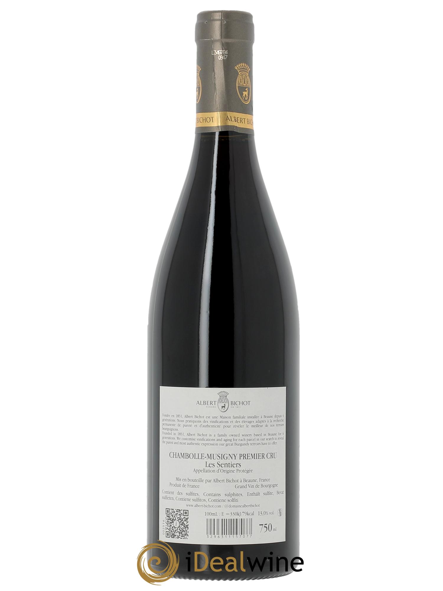 Chambolle-Musigny 1er Cru Les Sentiers Albert Bichot 2017 - Lot de 1 bouteille - 1