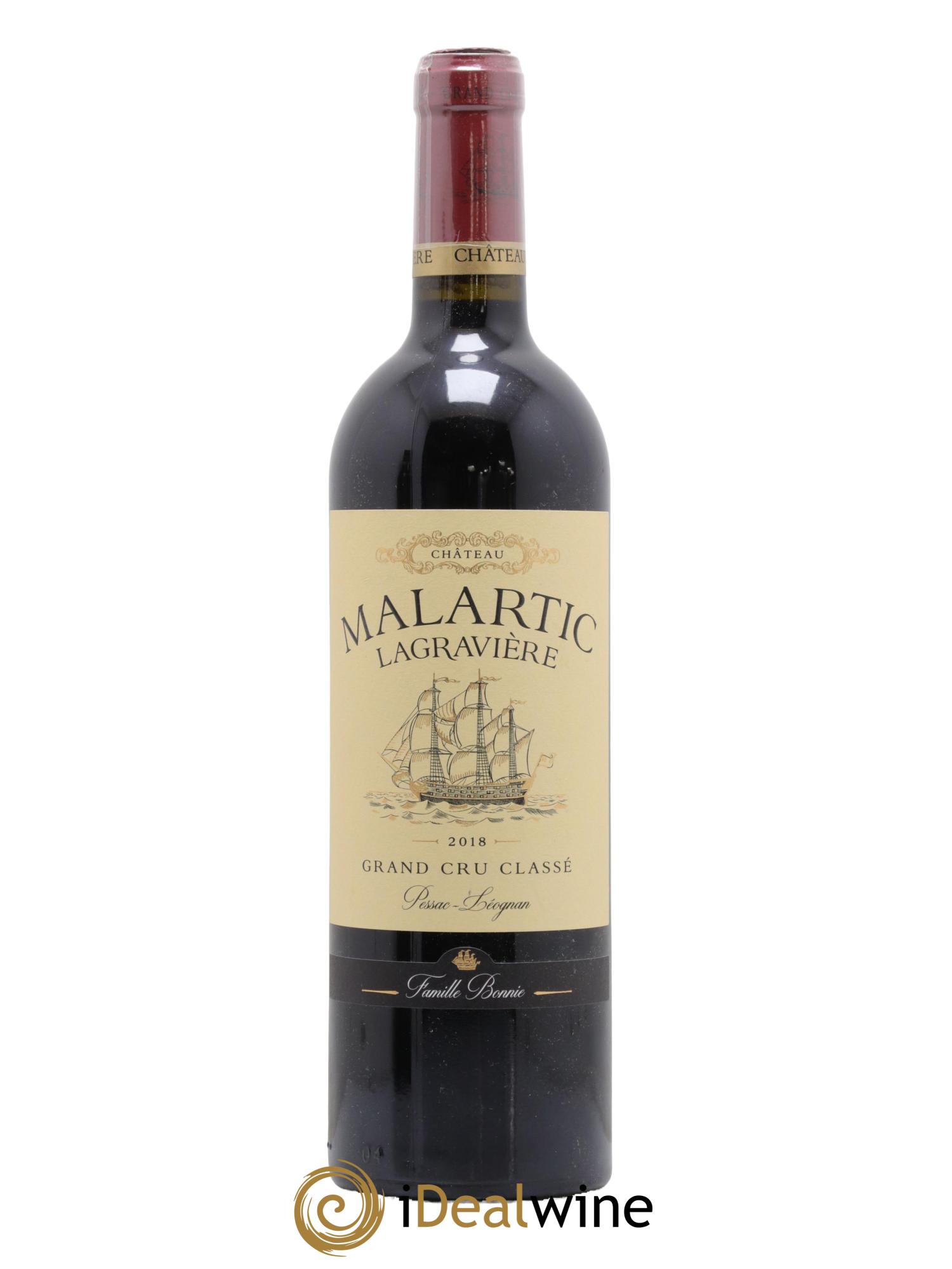 Château Malartic-Lagravière Cru Classé de Graves 2018 - Lot de 1 bouteille - 0