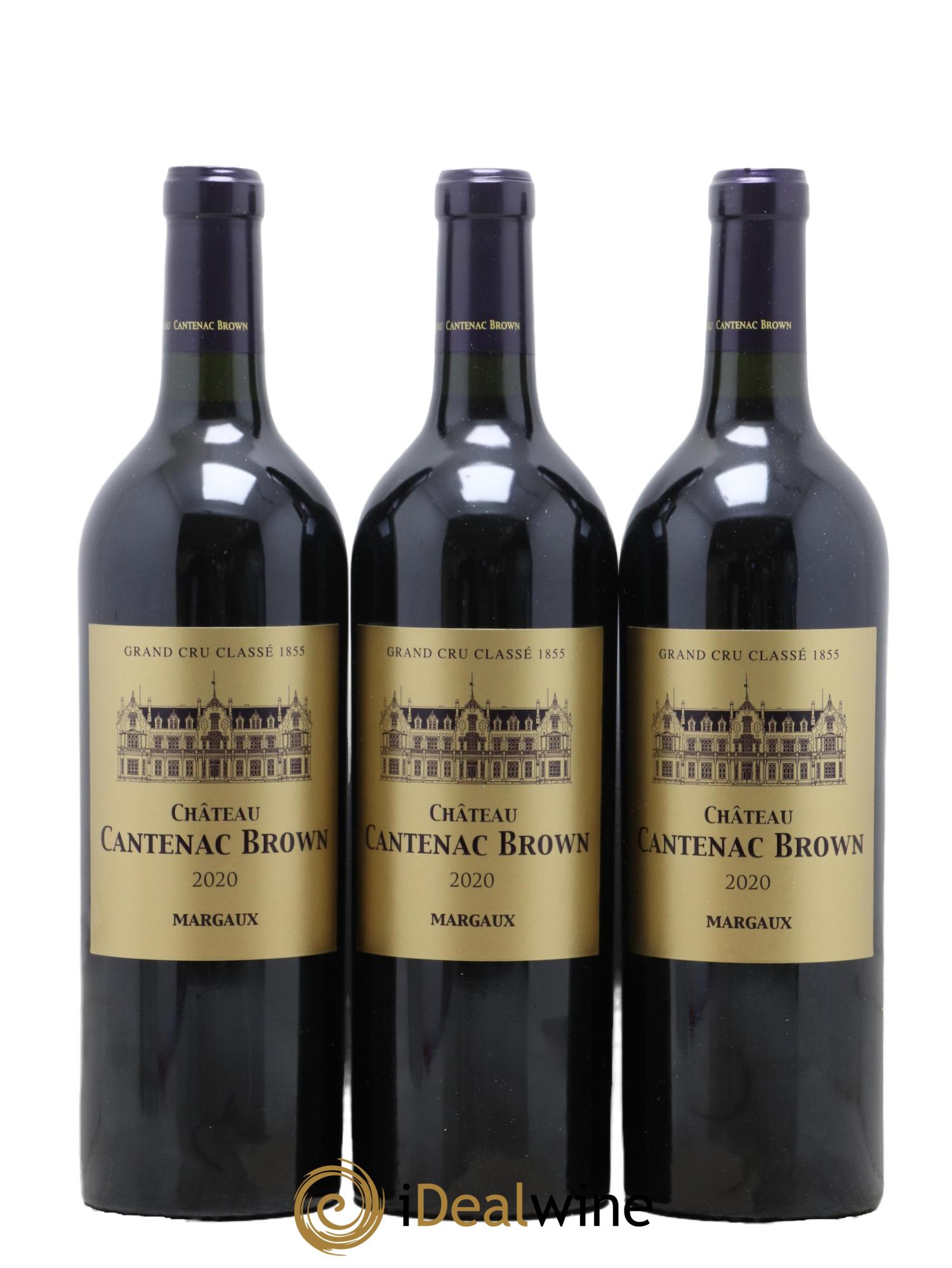 Château Cantenac Brown 3ème Grand Cru Classé 2020 - Lotto di 6 bottiglie - 1