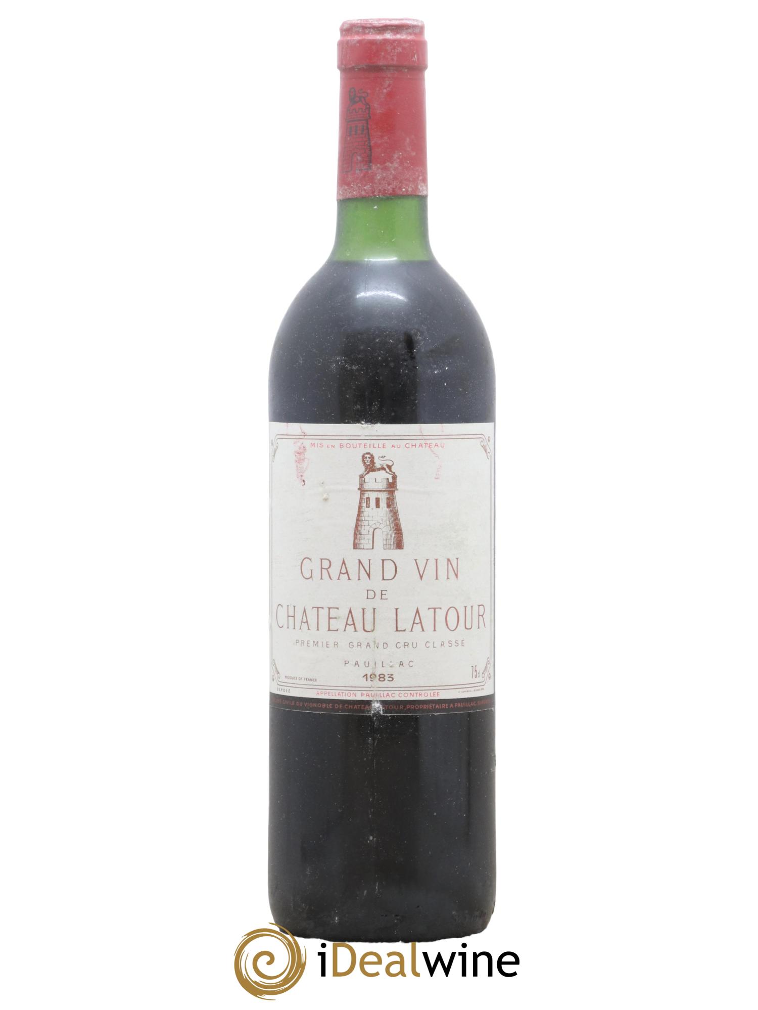 Château Latour 1er Grand Cru Classé 1983 - Lot de 1 bouteille - 0