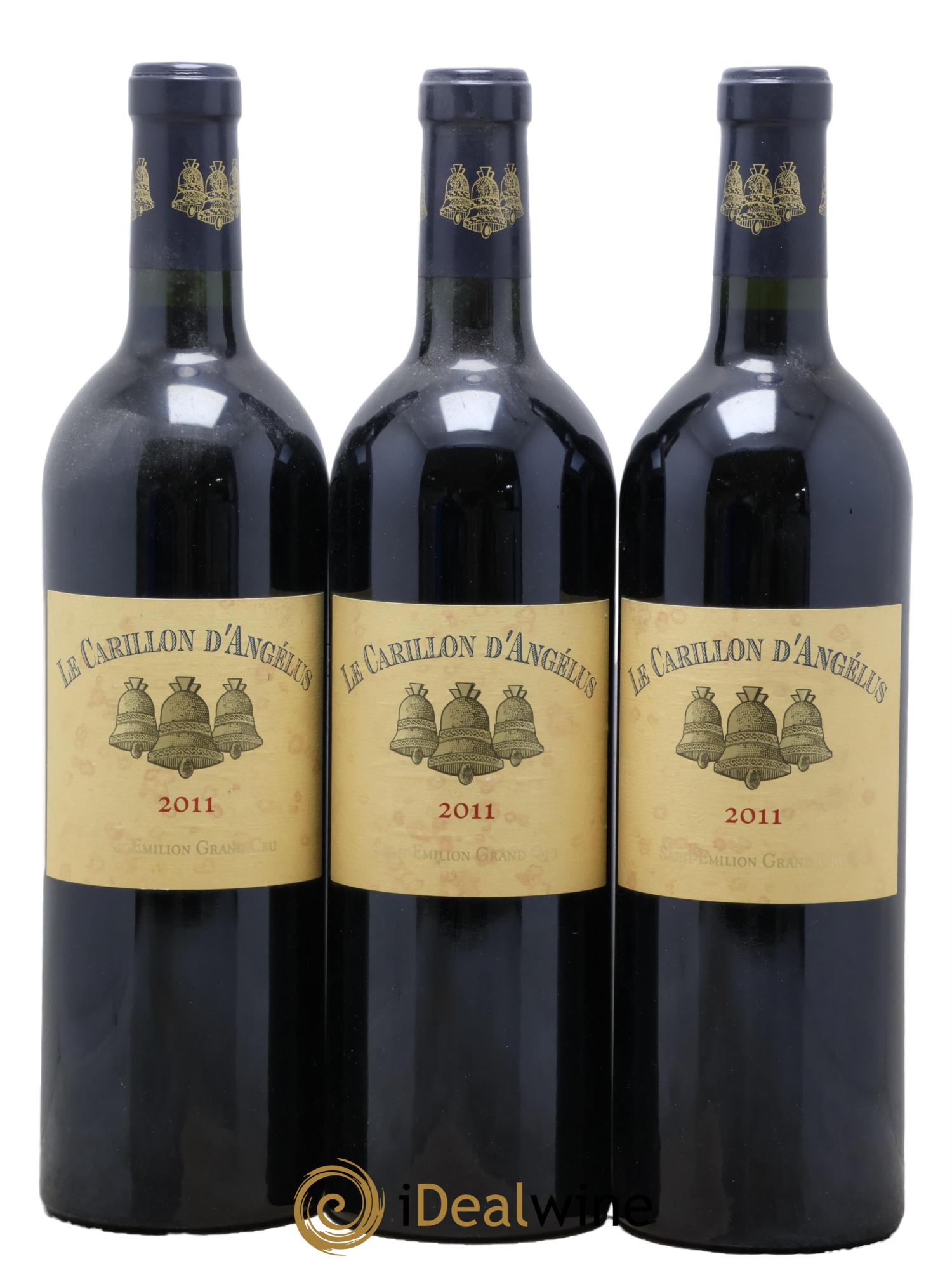 Le Carillon de l'Angélus Second Vin 2011 - Lotto di 3 bottiglie - 0