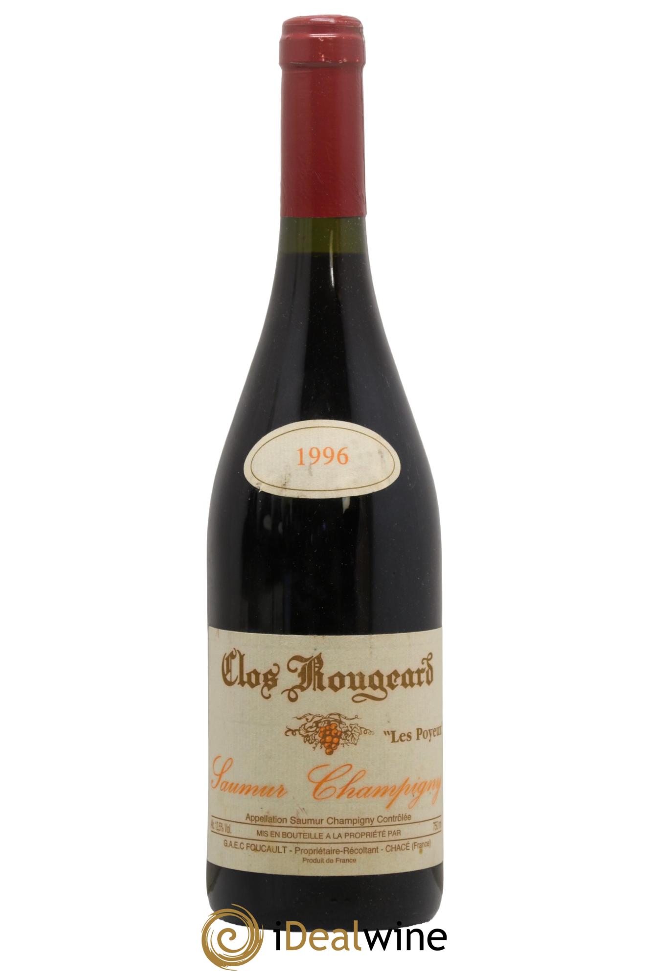 Saumur-Champigny Les Poyeux Clos Rougeard 1996 - Lot de 1 bouteille - 0