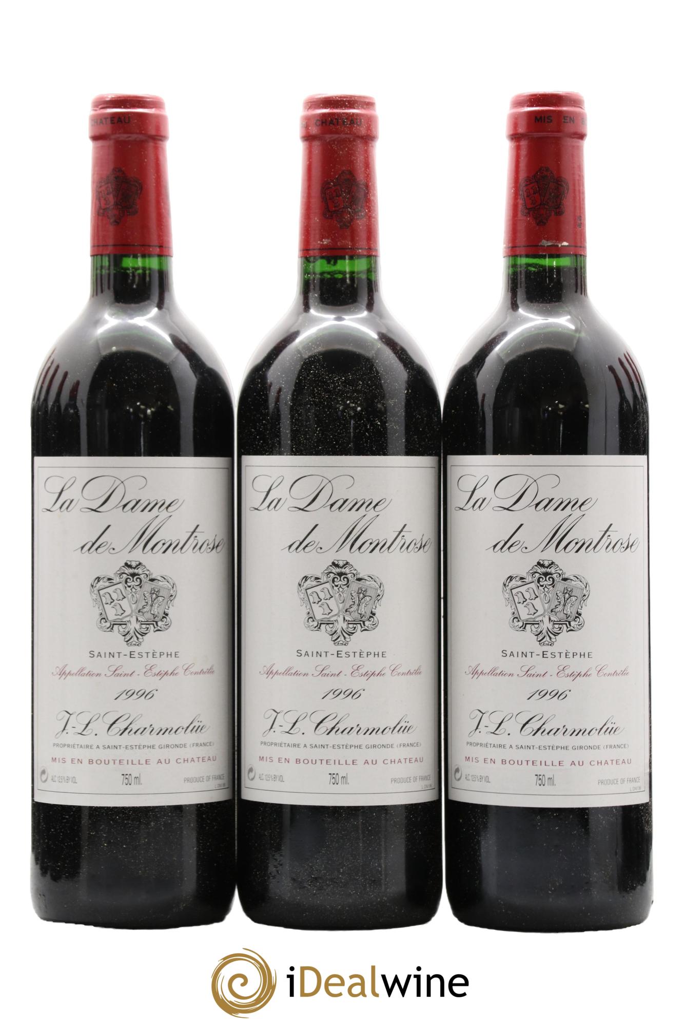 La Dame de Montrose Second Vin 1996 - Lot de 12 bouteilles - 1