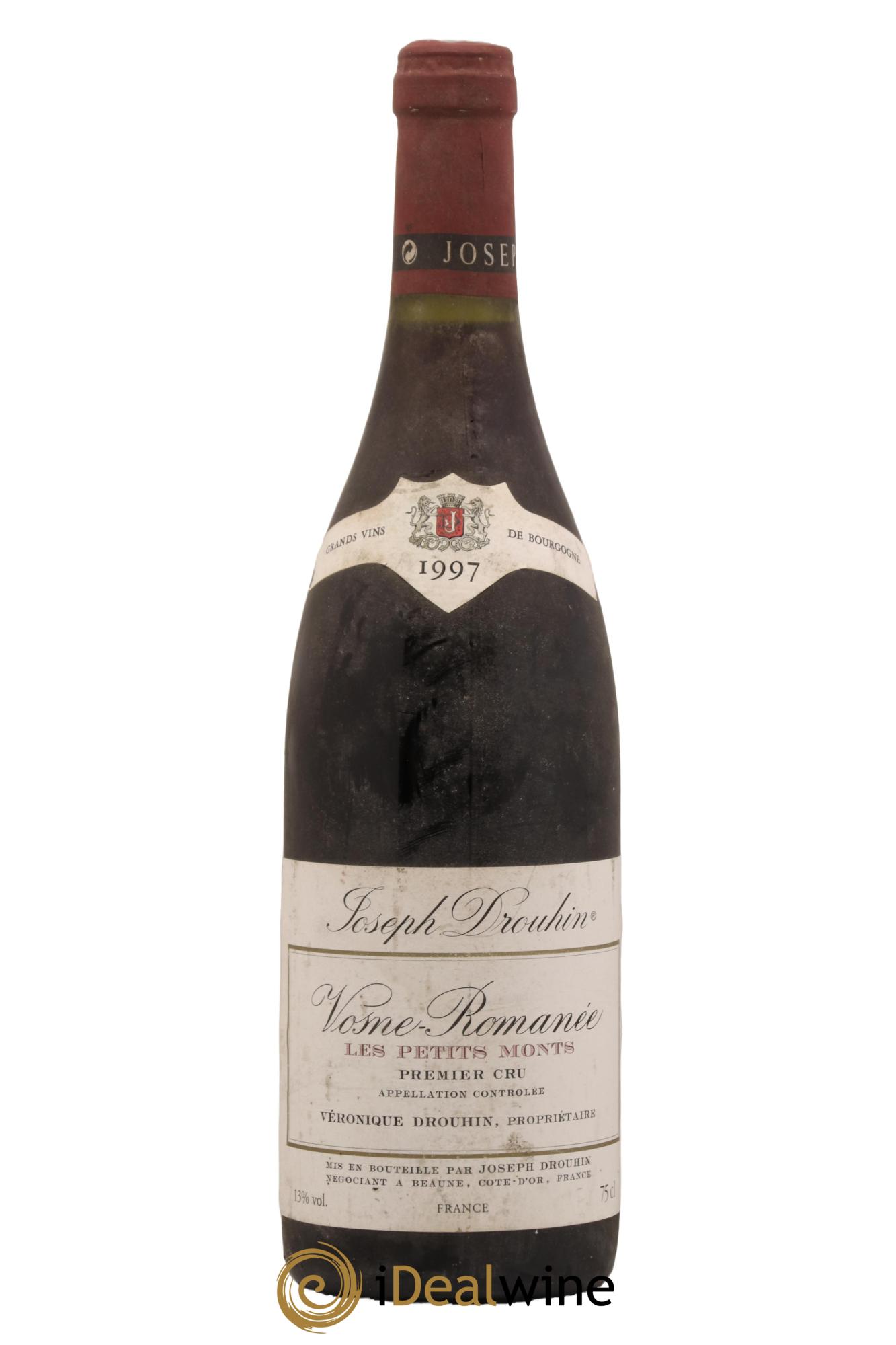 Vosne-Romanée 1er Cru Les Petits Monts Joseph Drouhin 1997 - Lot de 1 bouteille - 0
