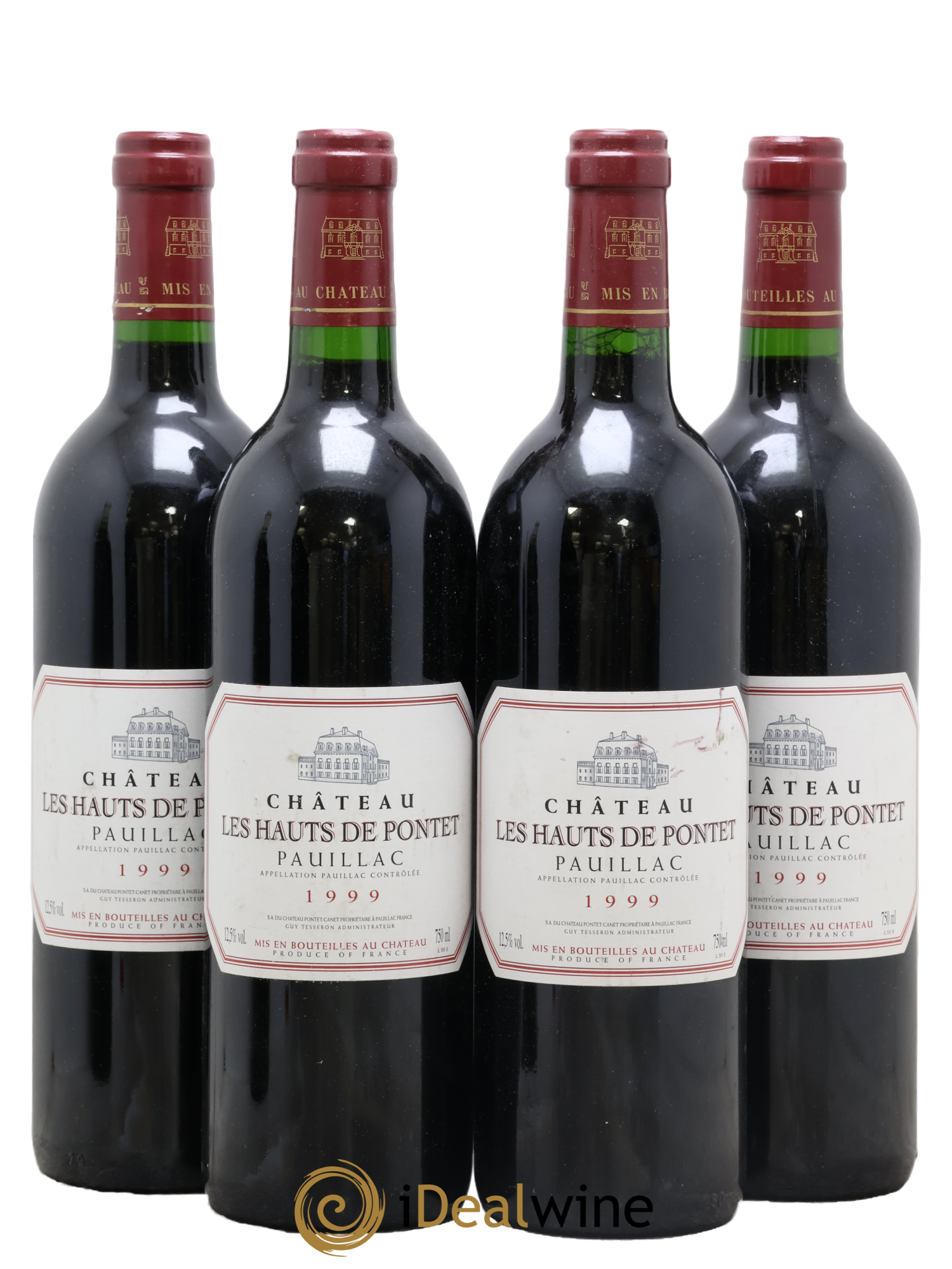 Les Hauts de Pontet-Canet Second Vin 1999 - Lot de 4 bouteilles - 0