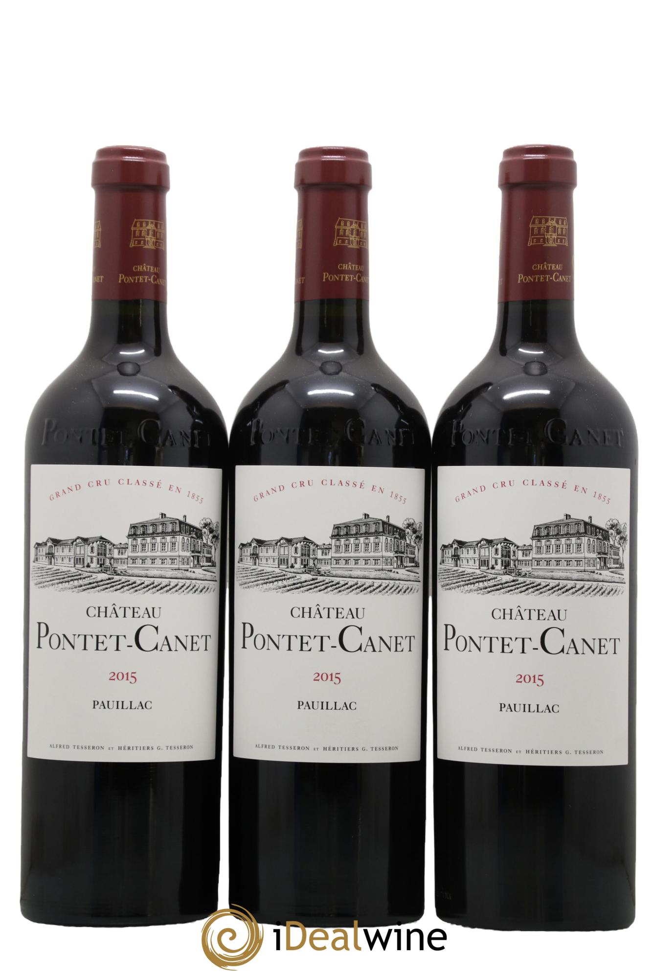 Château Pontet Canet 5ème Grand Cru Classé 2015 - Posten von 12 Flaschen - 4