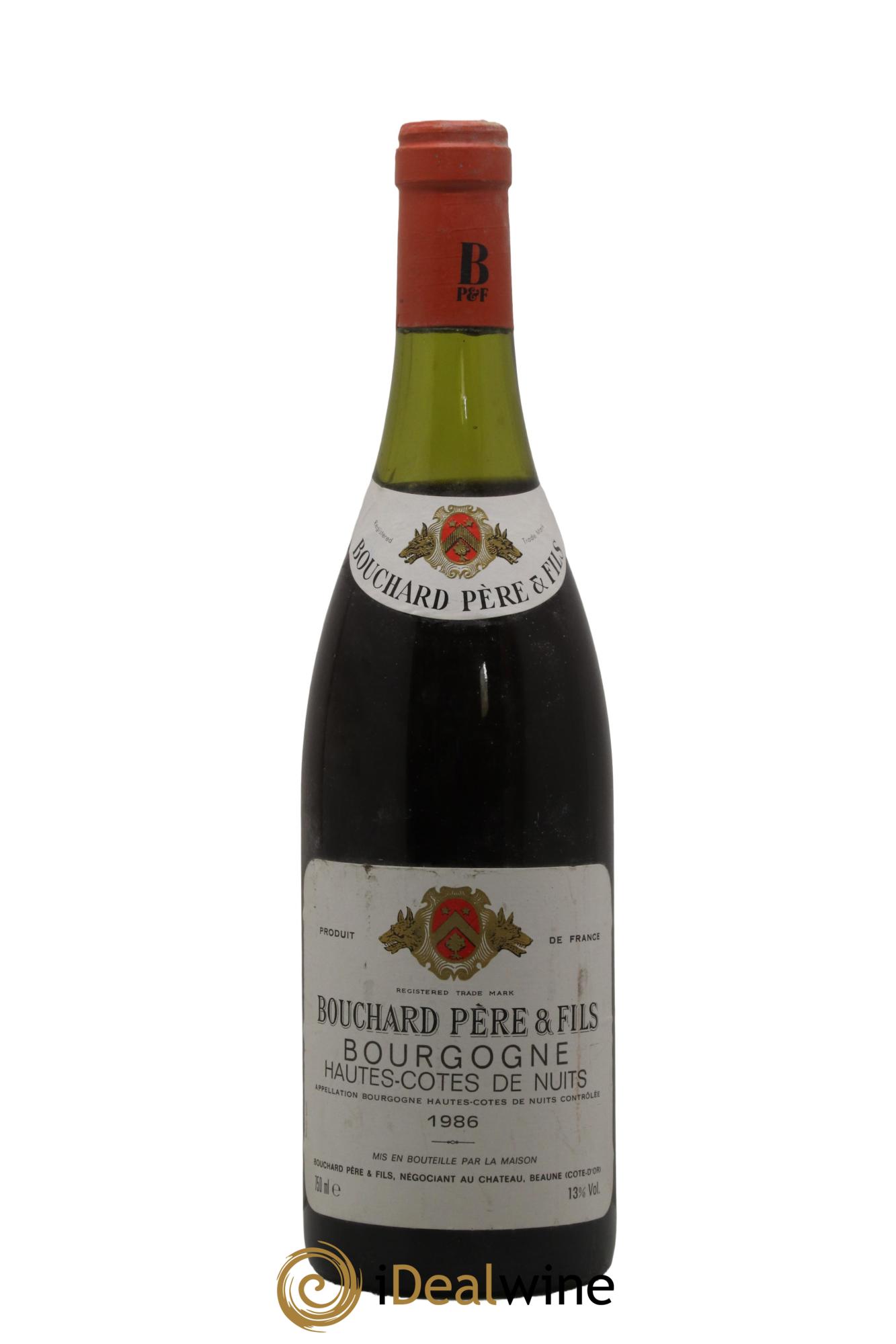 Hautes-Côtes de Nuits Bouchard Pere et Fils 1986 - Lot de 1 bouteille - 0