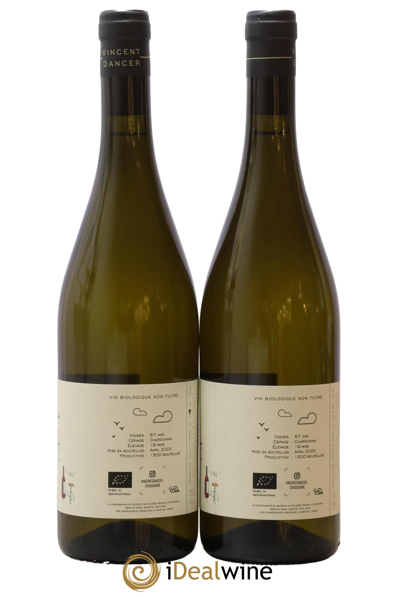 Chassagne-Montrachet 1er Cru (Morgeot) Tête du Clos Vincent Dancer 2020 - Posten von 2 Flaschen - 1