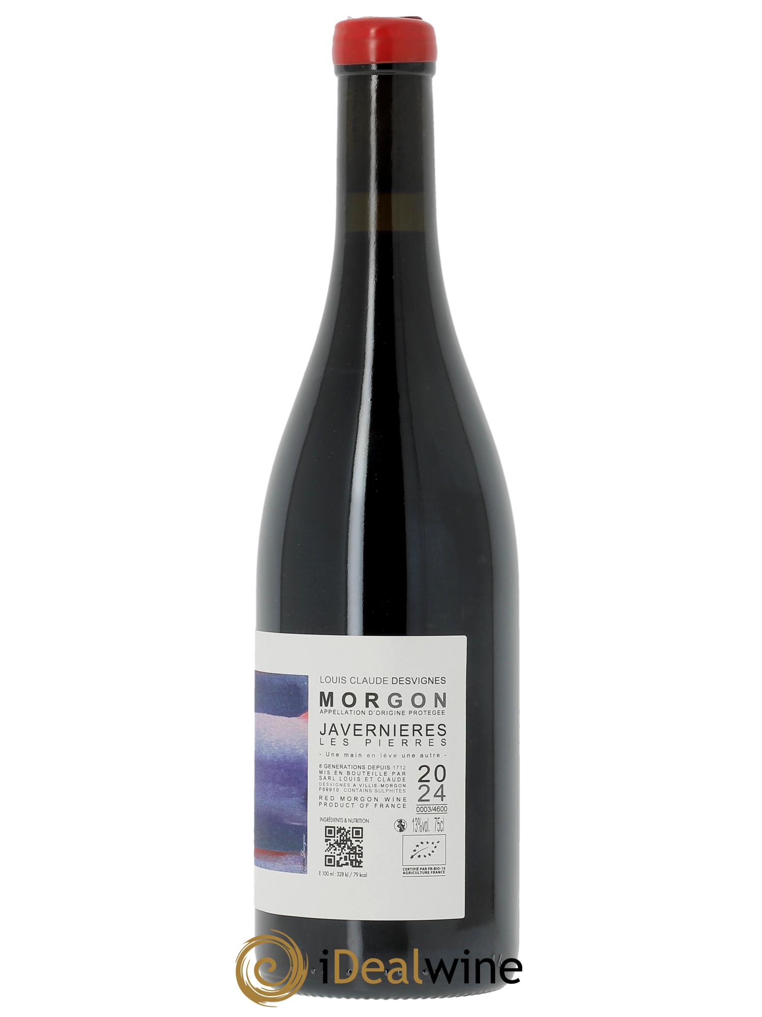 Morgon Javernières Aux Pierres Louis-Claude Desvignes 2024 - Lot de 1 bouteille - 1